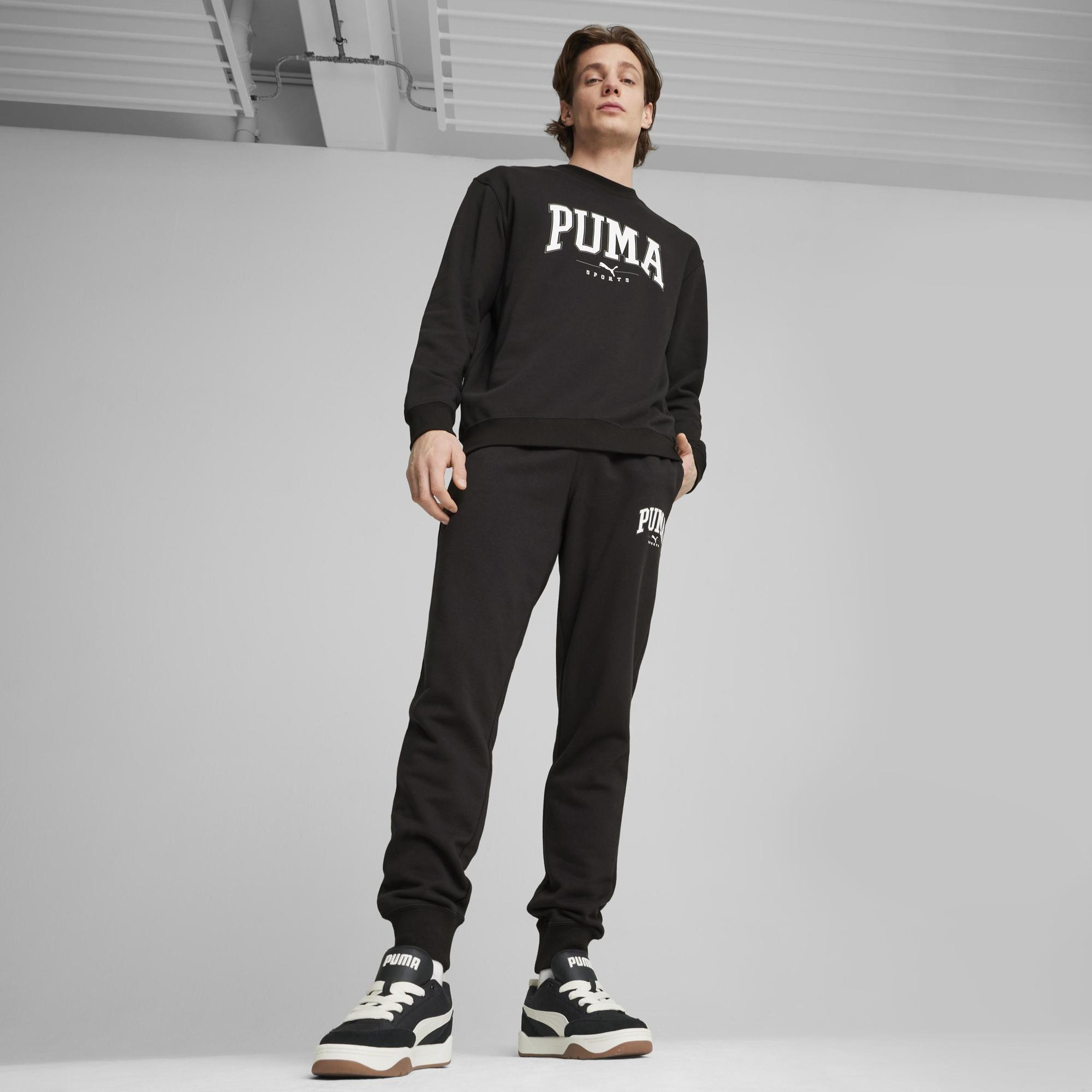 Puma Squad Erkek Siyah Günlük Eşofman Altı