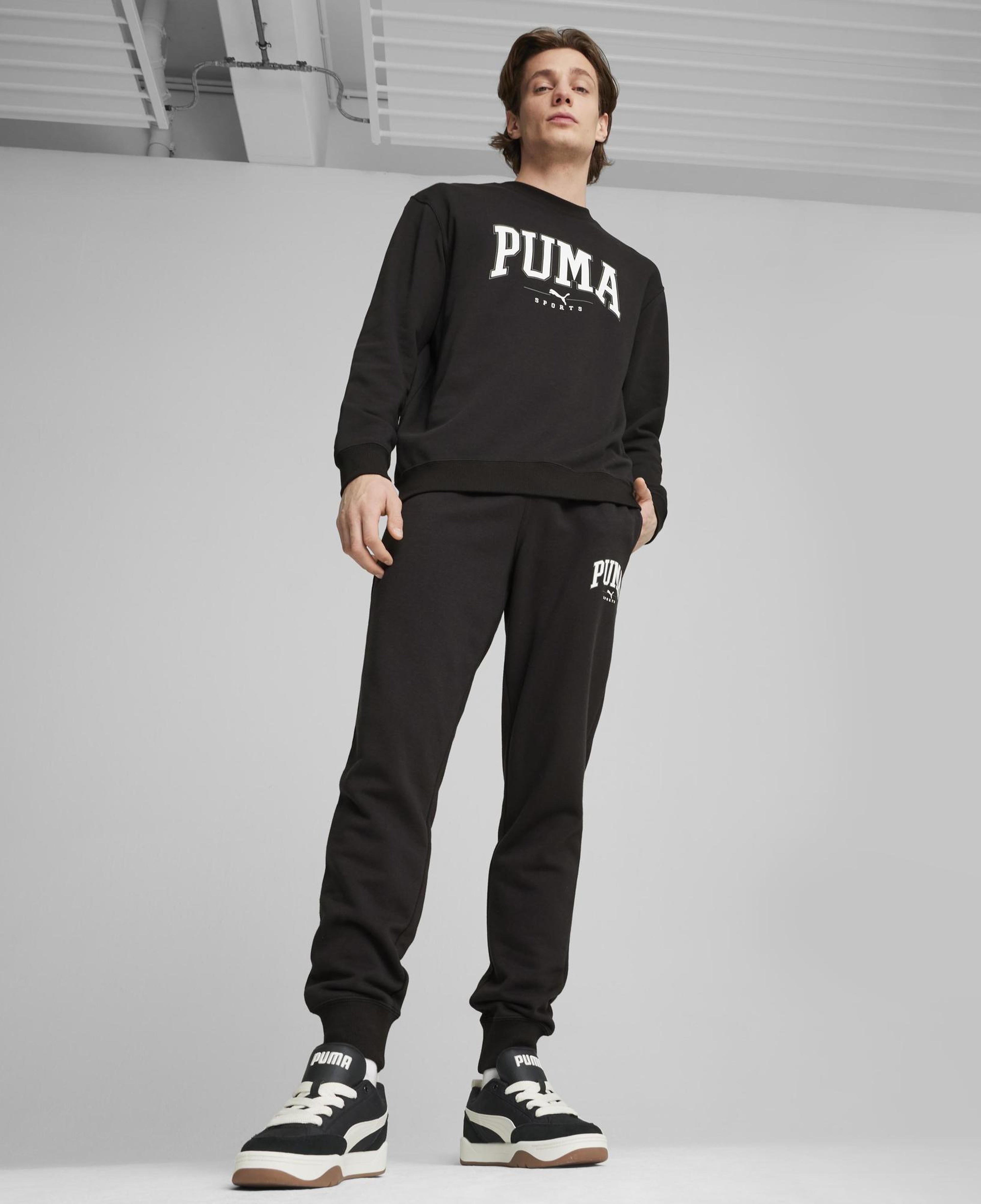 Puma Squad Erkek Siyah Günlük Eşofman Altı
