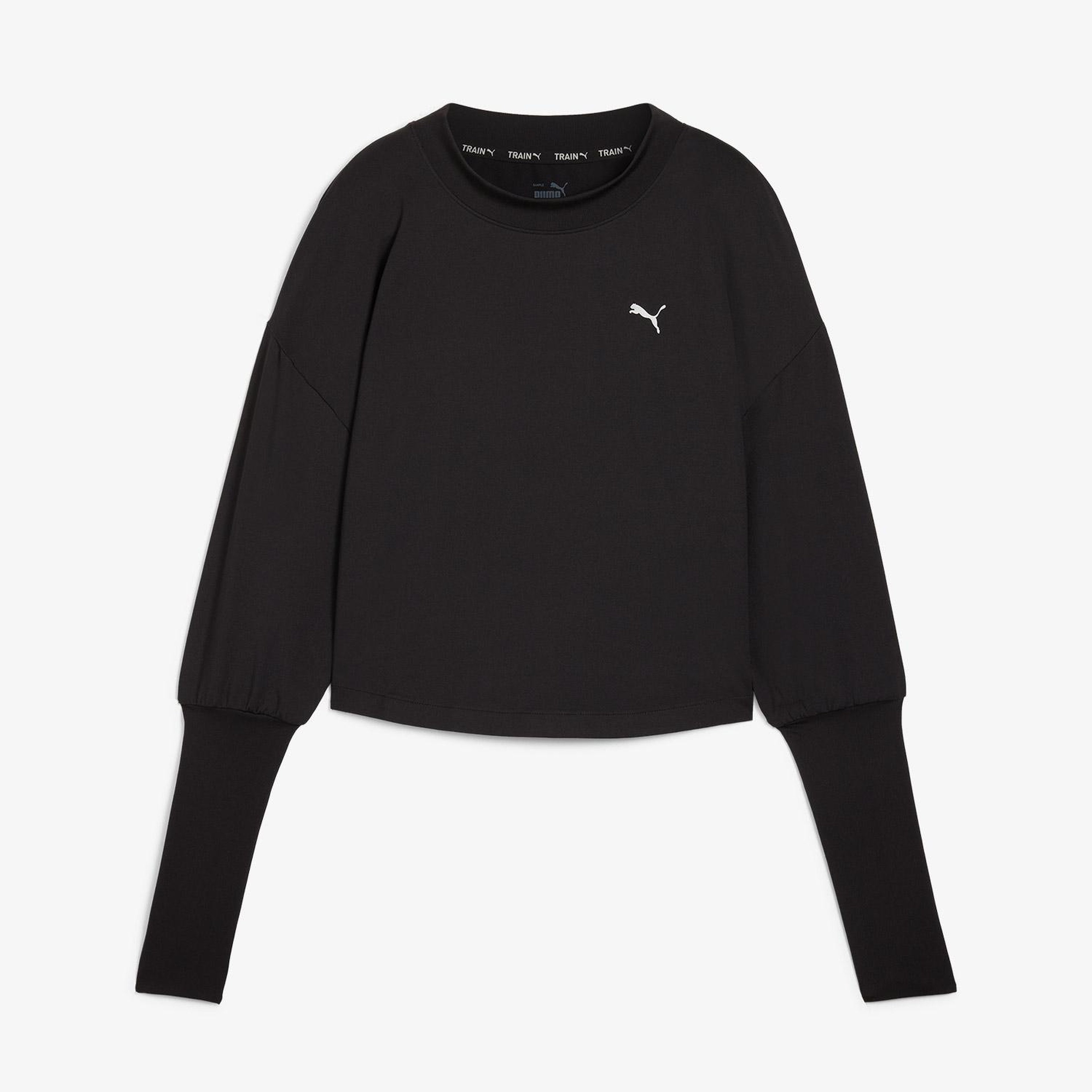 Puma Cloudspun Kadın Siyah Antrenman Üstü