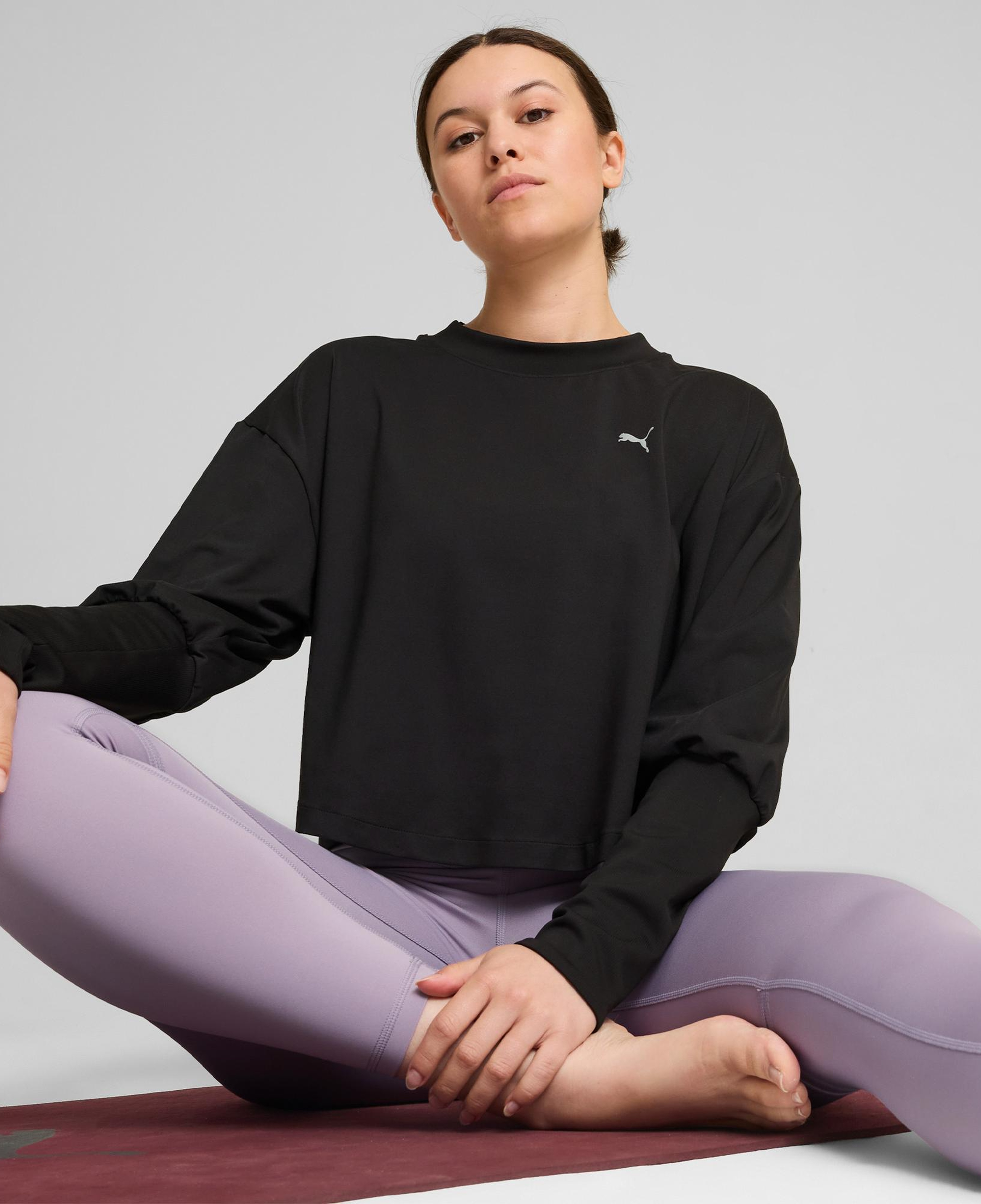 Puma Cloudspun Kadın Siyah Antrenman Üstü