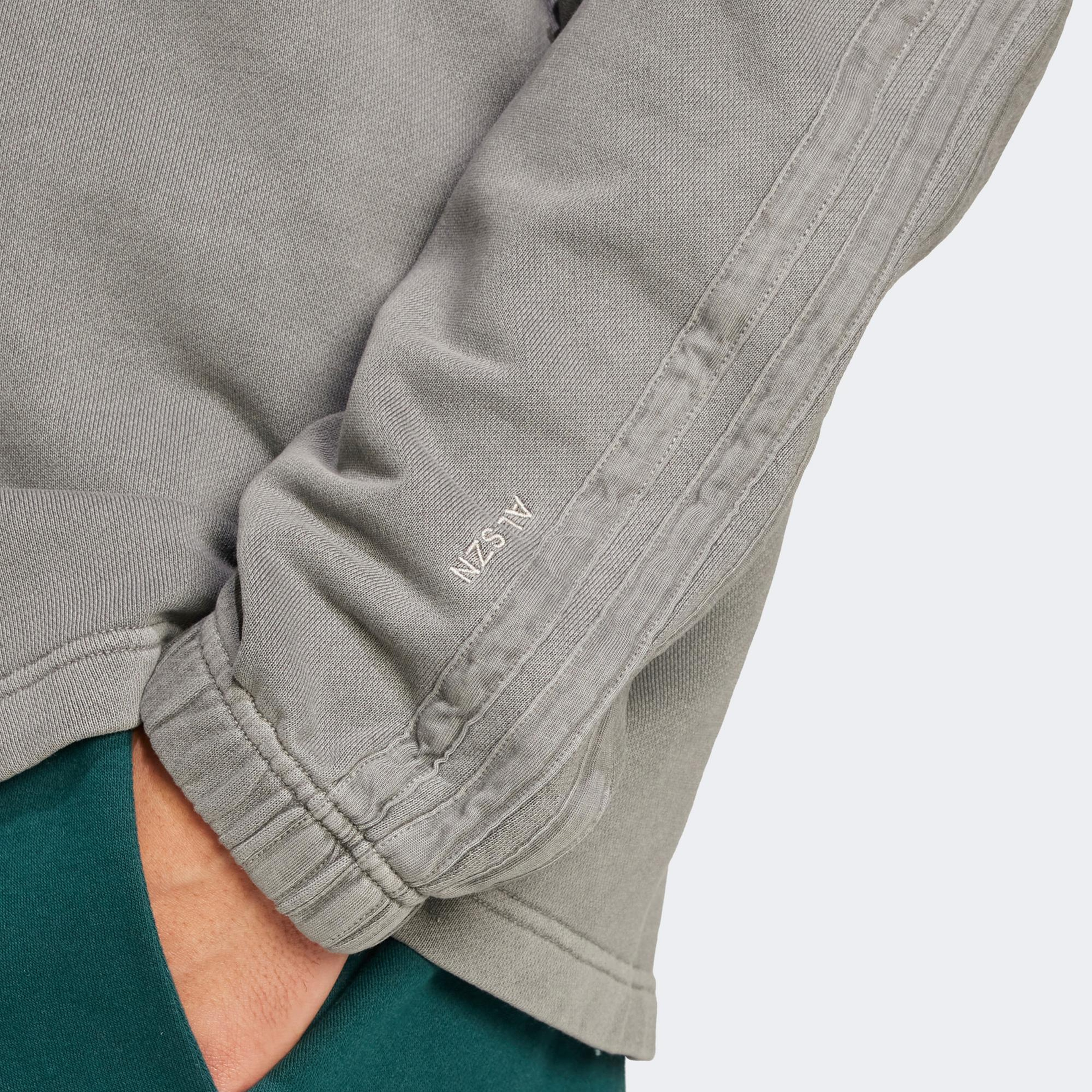 adidas All Szn French Terry Washed Erkek Siyah Sweatshirt