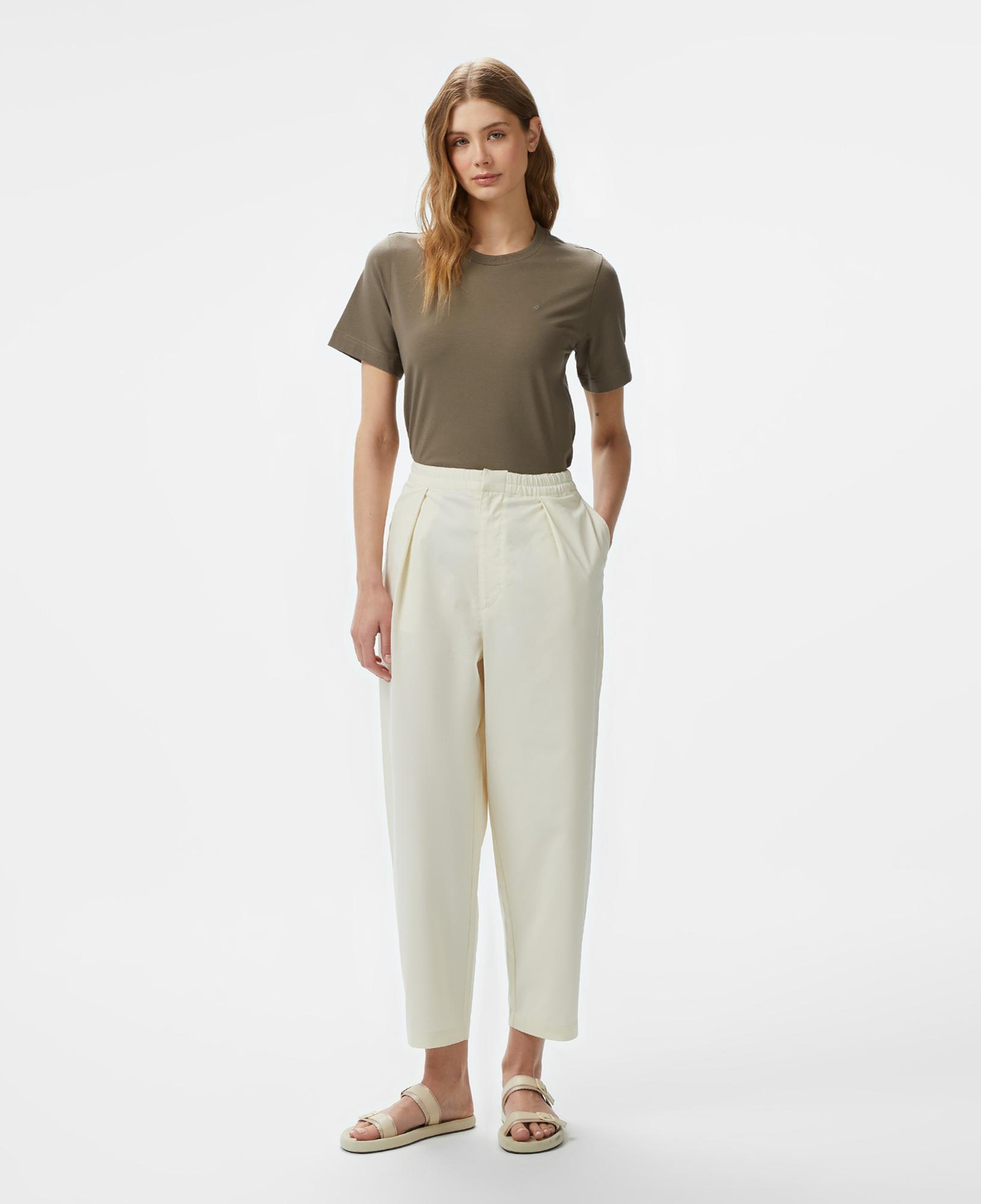 Nautica Kadın Yeşil Regular Fit Kısa Kollu T-Shirt