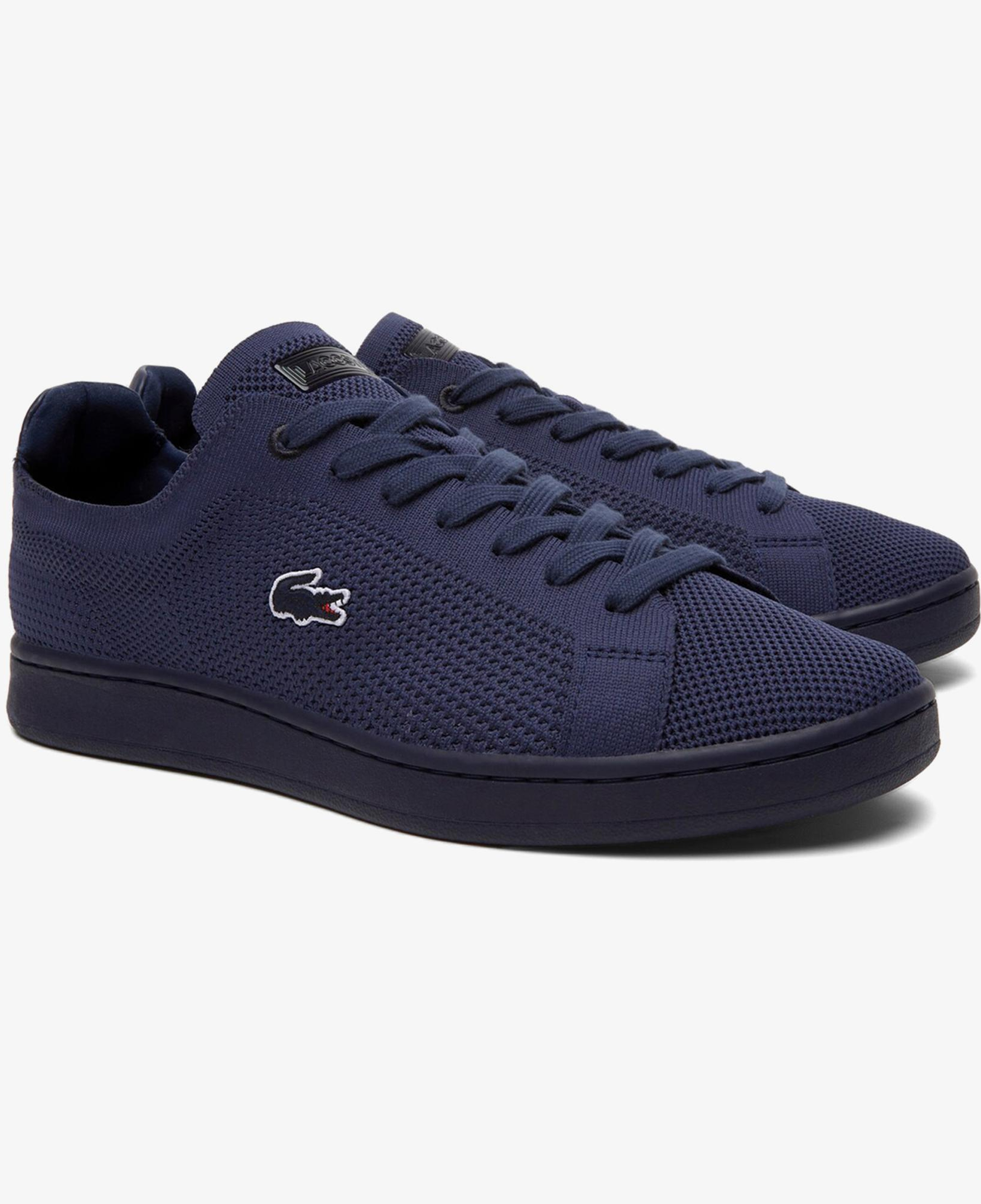 Lacoste Carnaby Piqué Erkek Lacivert Sneaker