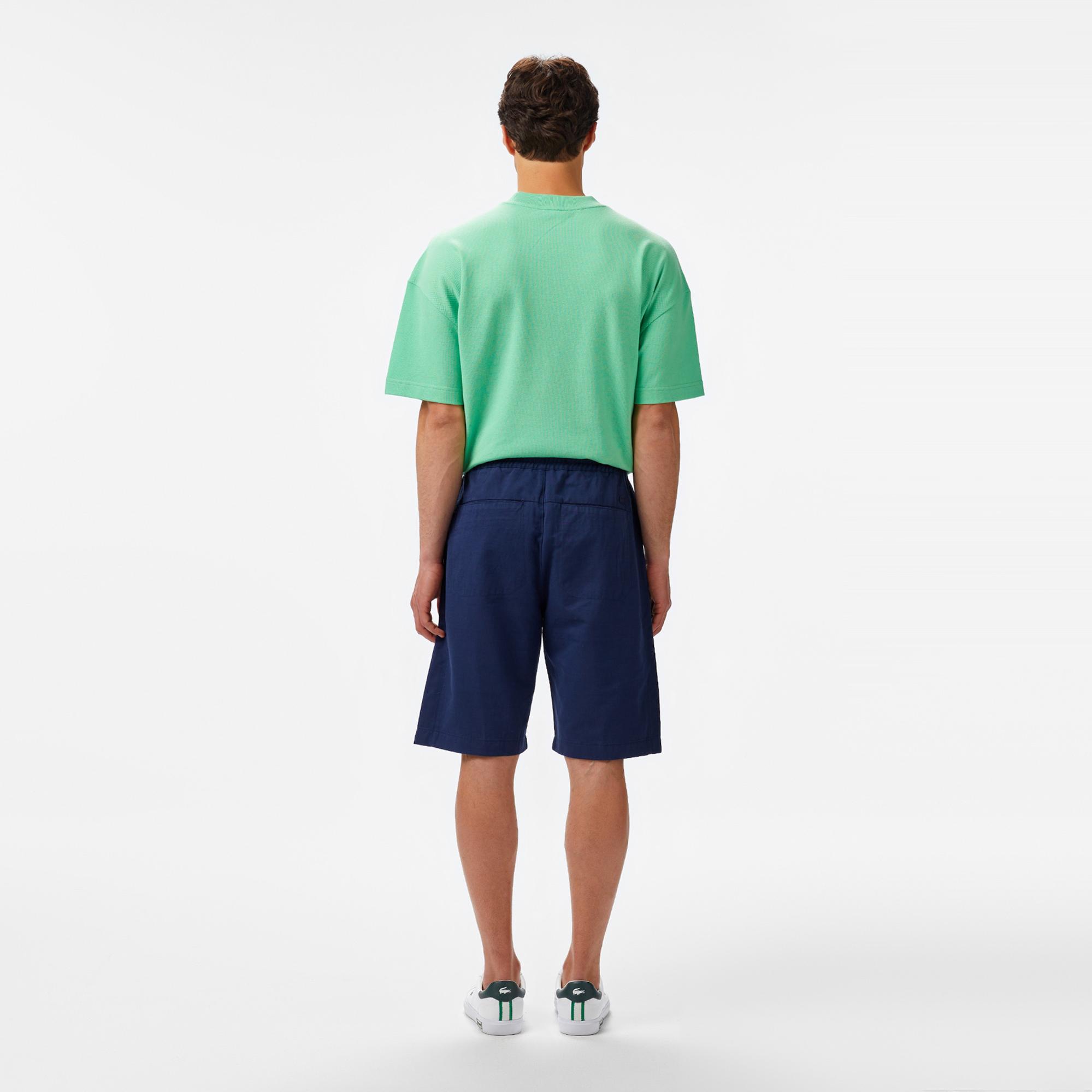 Lacoste Erkek Relaxed Fit Lacivert Bermuda Şort