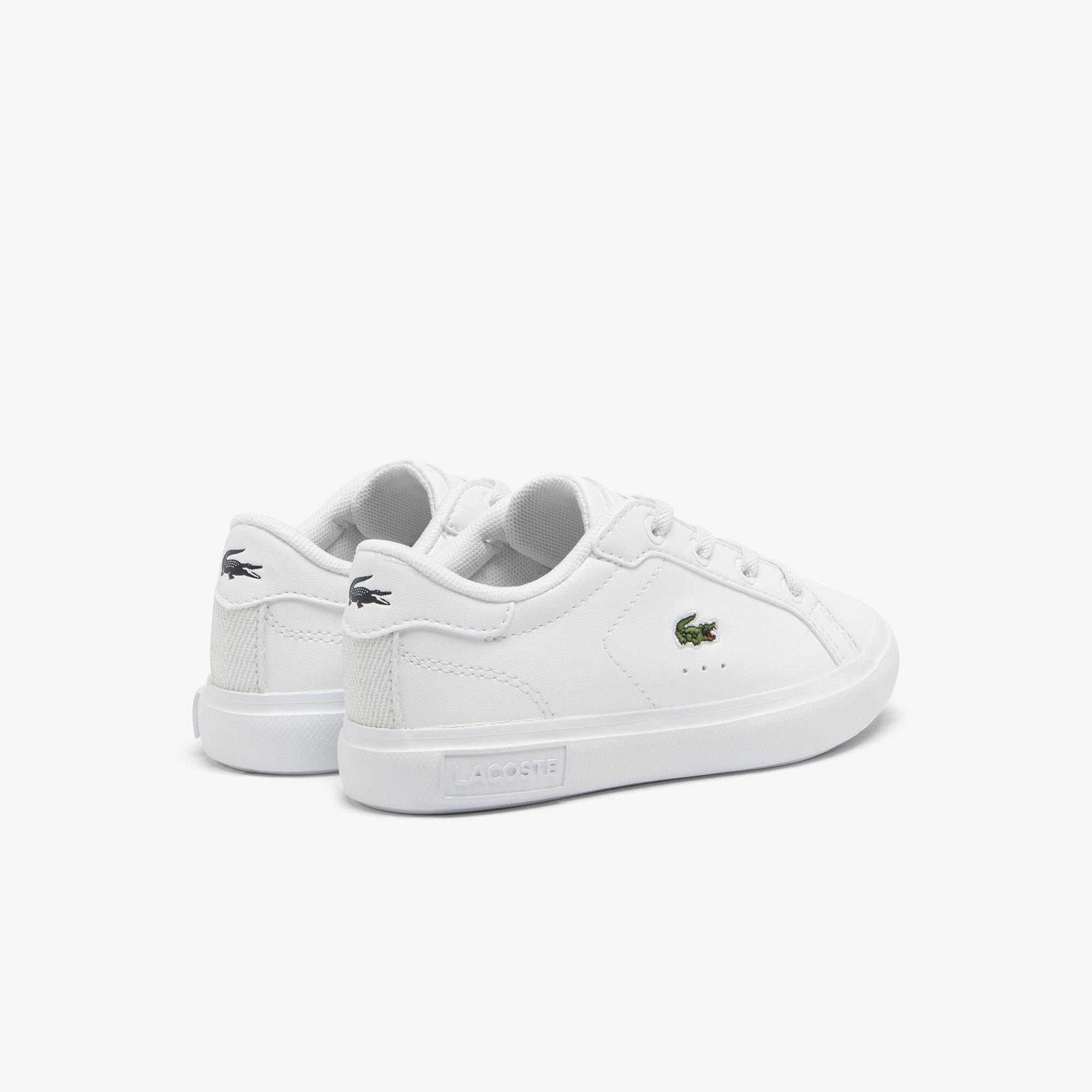 Lacoste Powercourt Çocuk Beyaz Sneaker