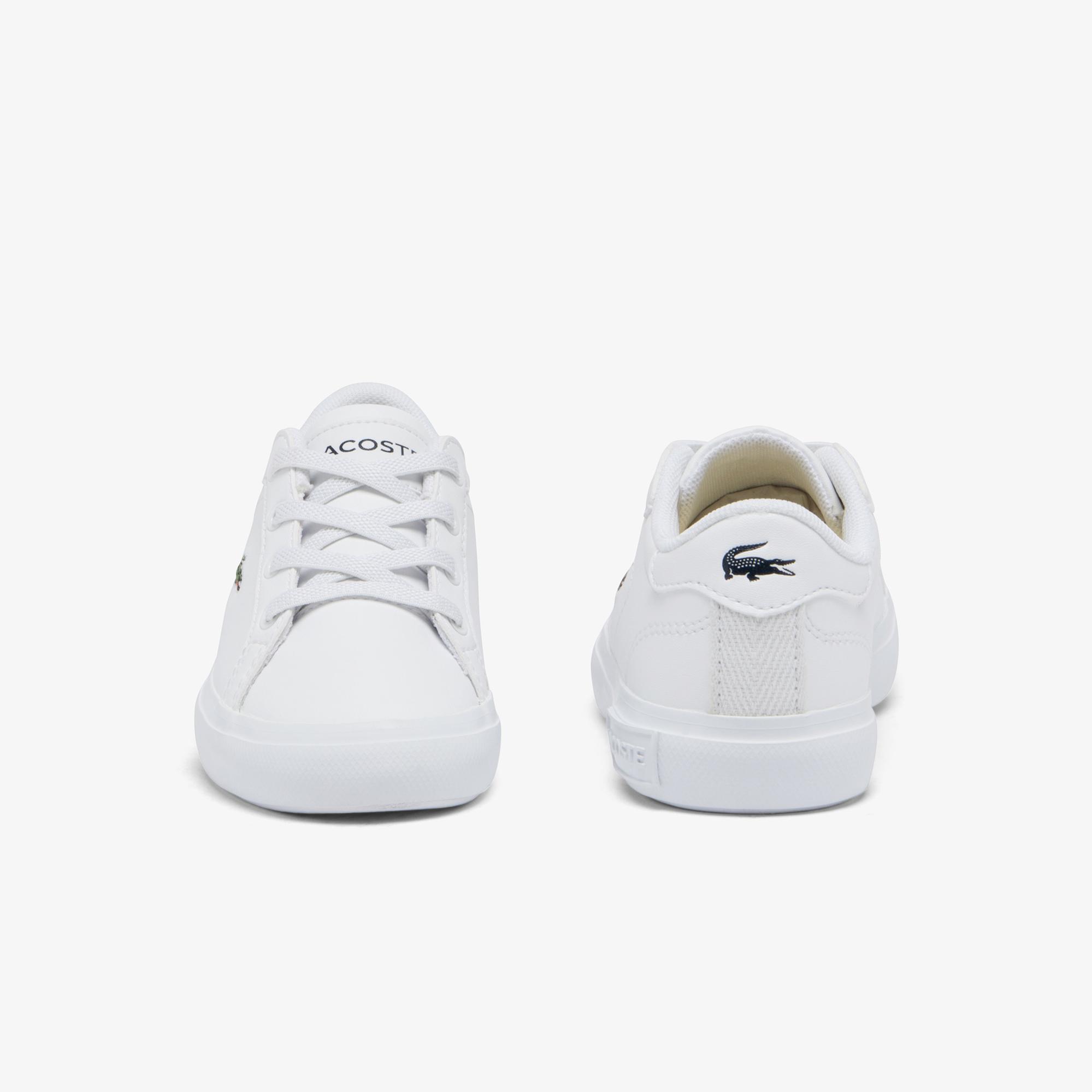 Lacoste Powercourt Çocuk Beyaz Sneaker