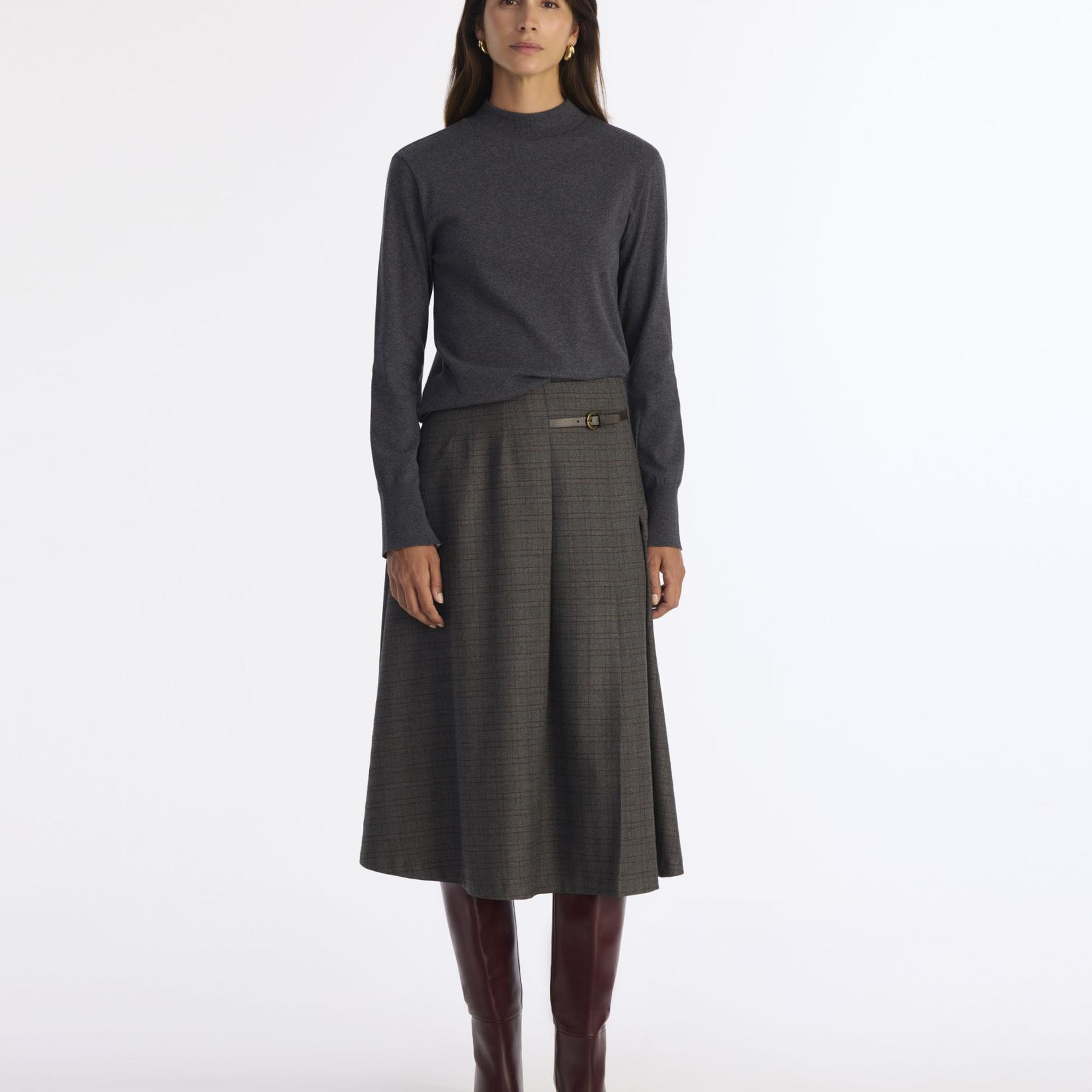 YARGICI Regular Yarım Balıkçı Yaka Uzun Kol Kazak