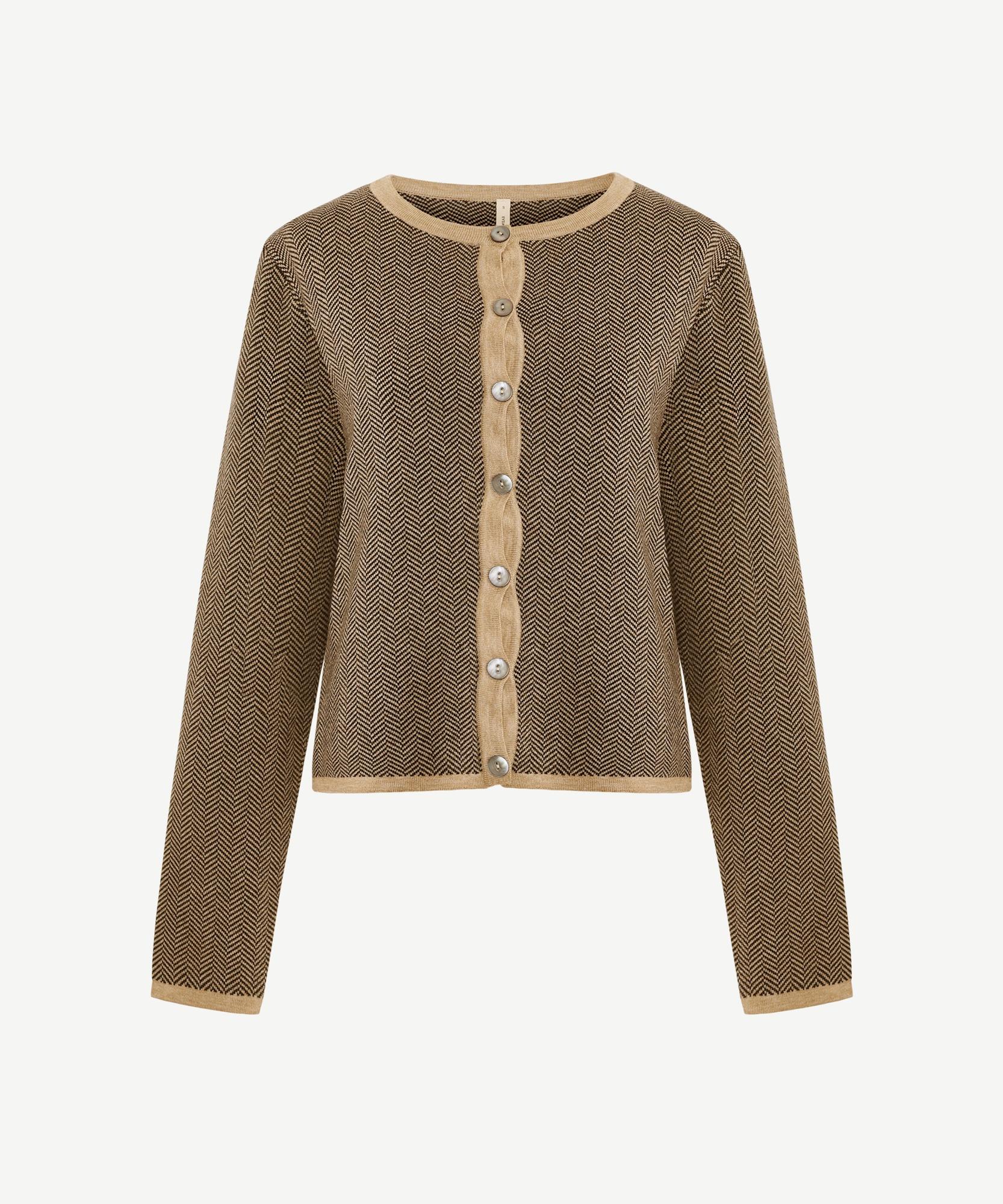 YARGICI Regular Bisiklet Yaka Uzun Kol Hırka