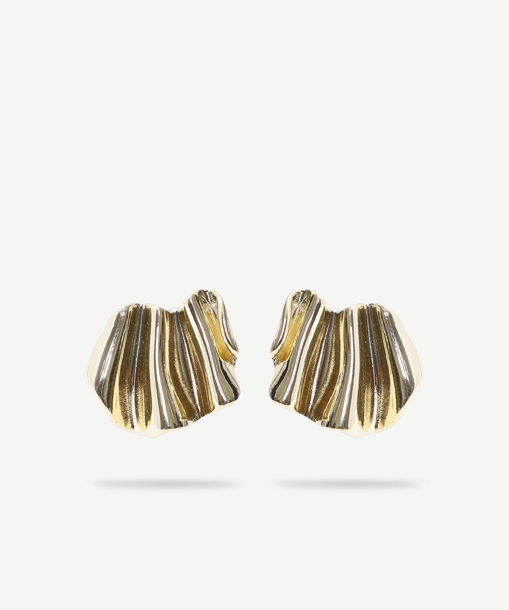 YARGICI Dokulu Gold Küpe