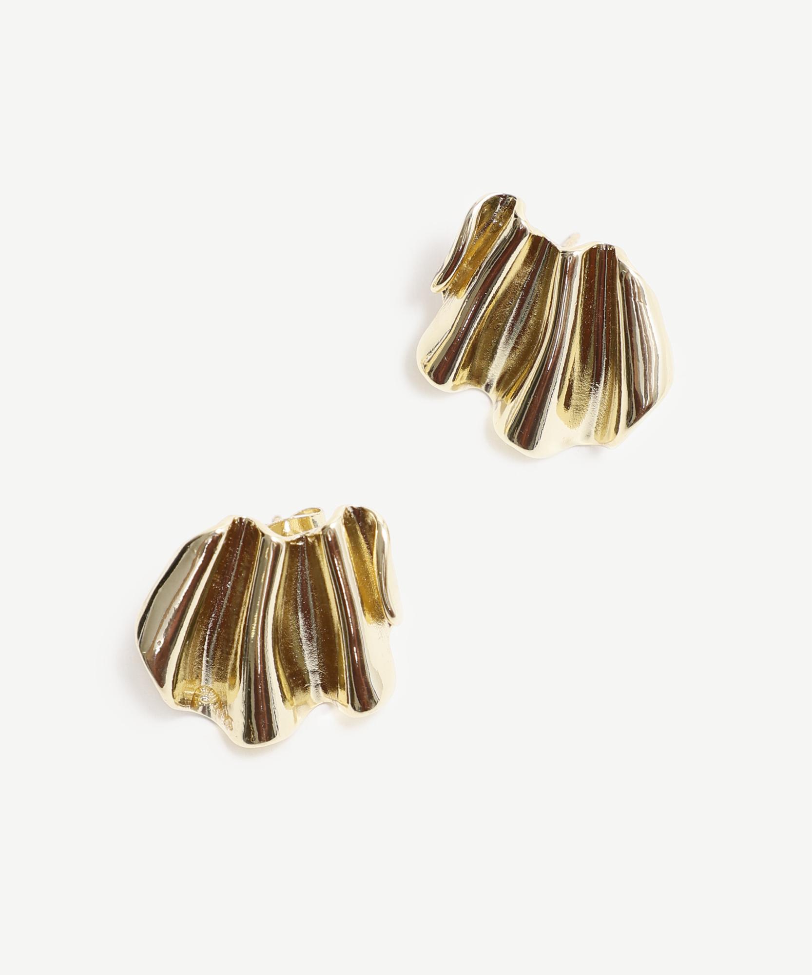 YARGICI Dokulu Gold Küpe