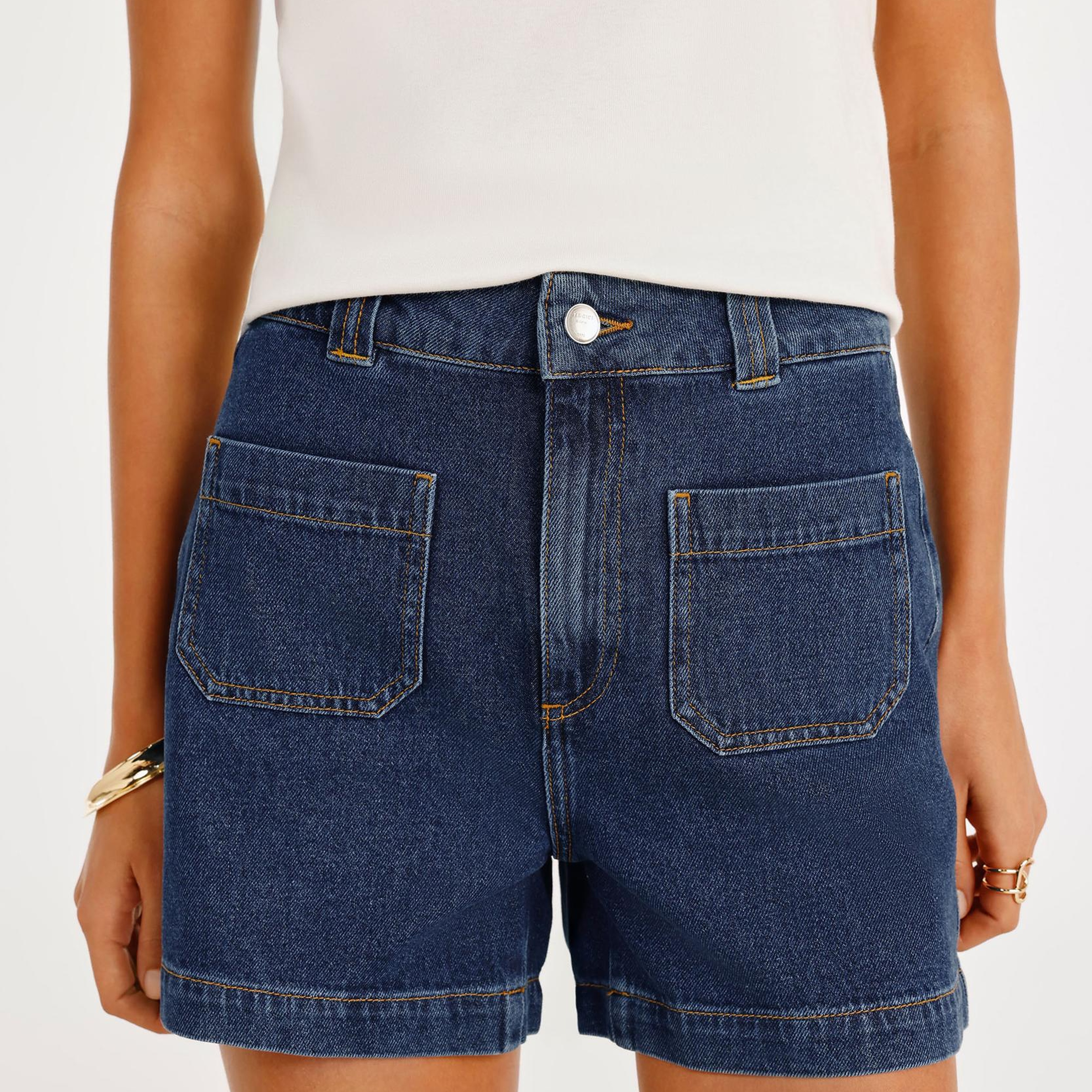 YARGICI Cepli Denim Bermuda