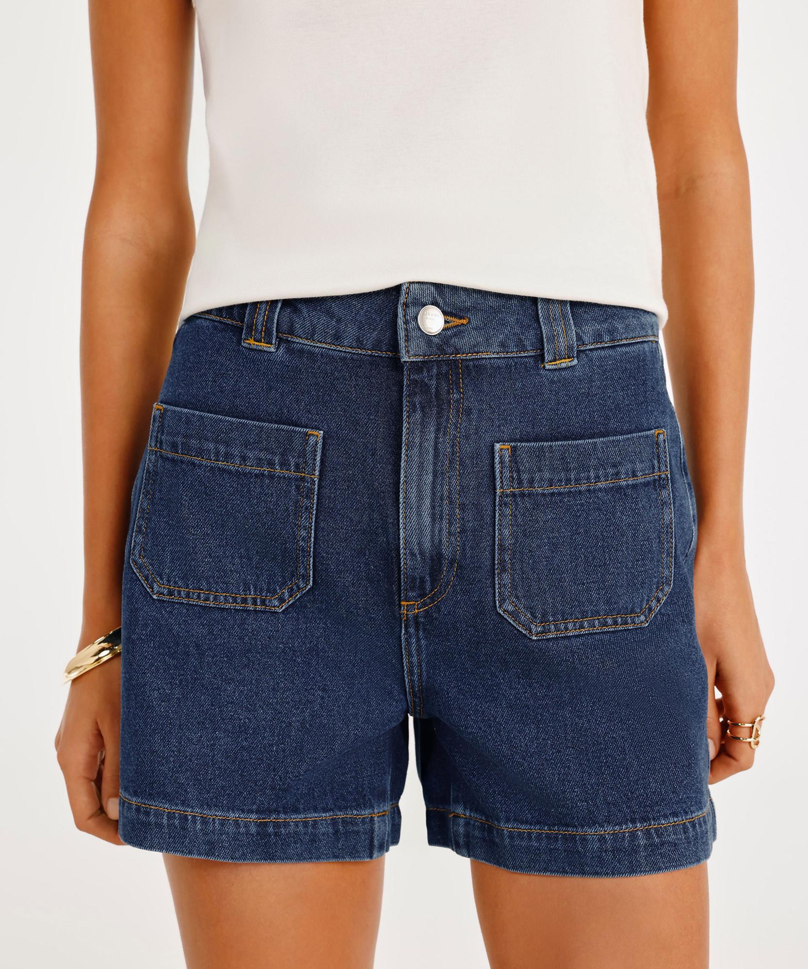 YARGICI Cepli Denim Bermuda