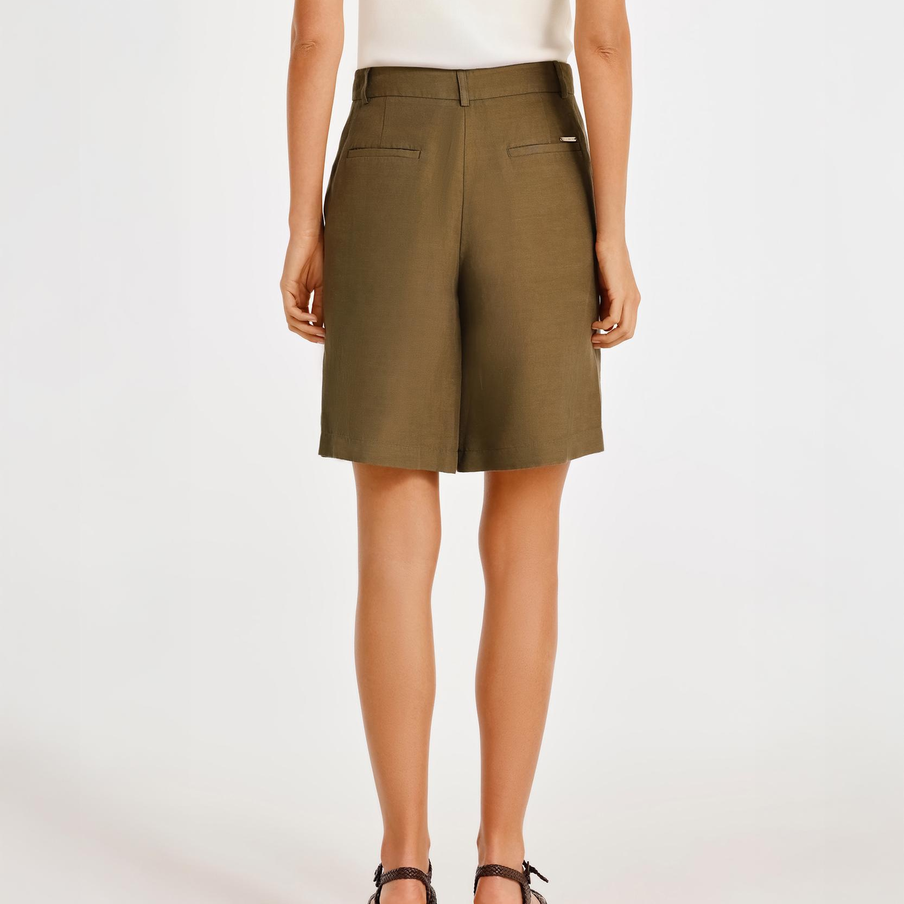 YARGICI Düz Kalıplı Bermuda