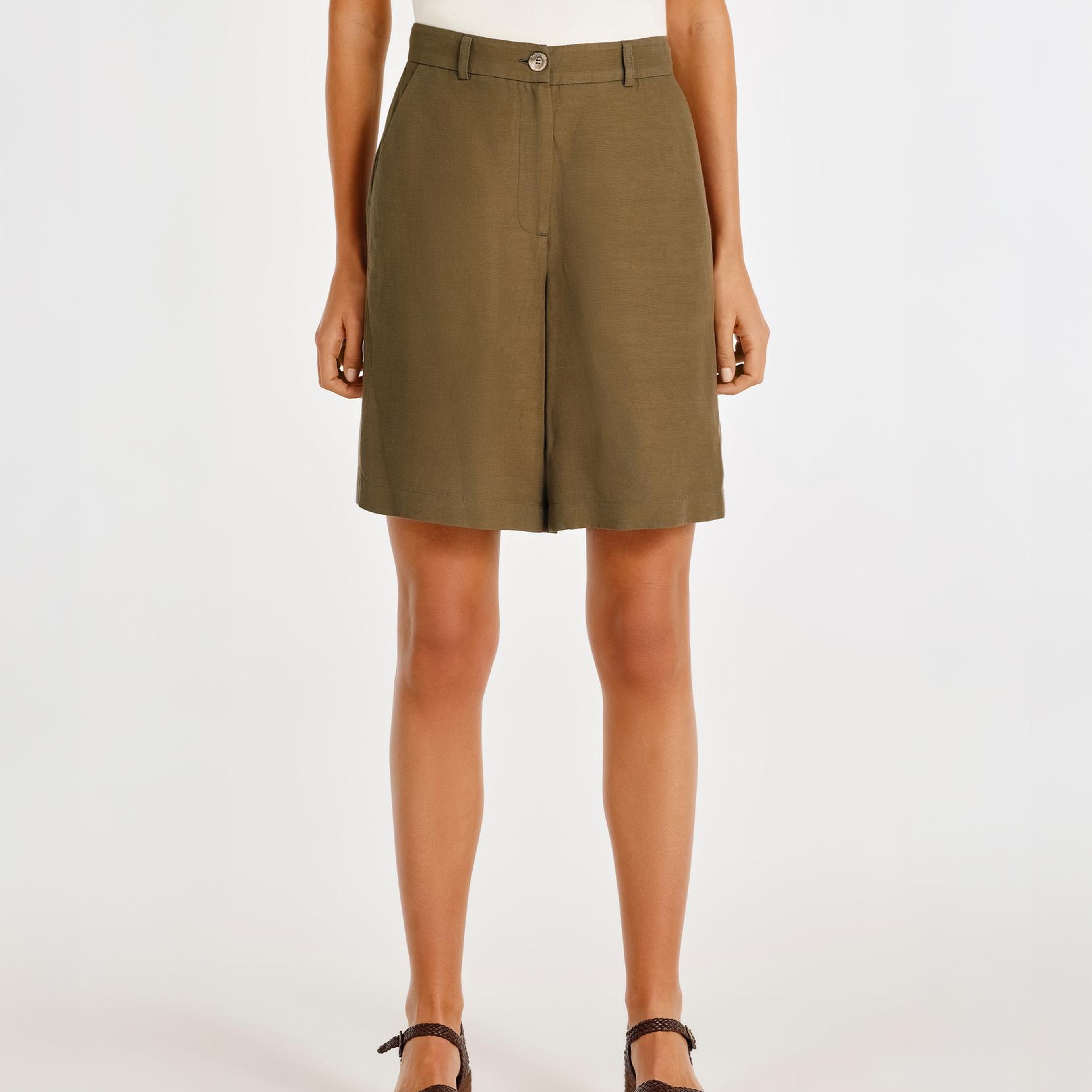 YARGICI Düz Kalıplı Bermuda