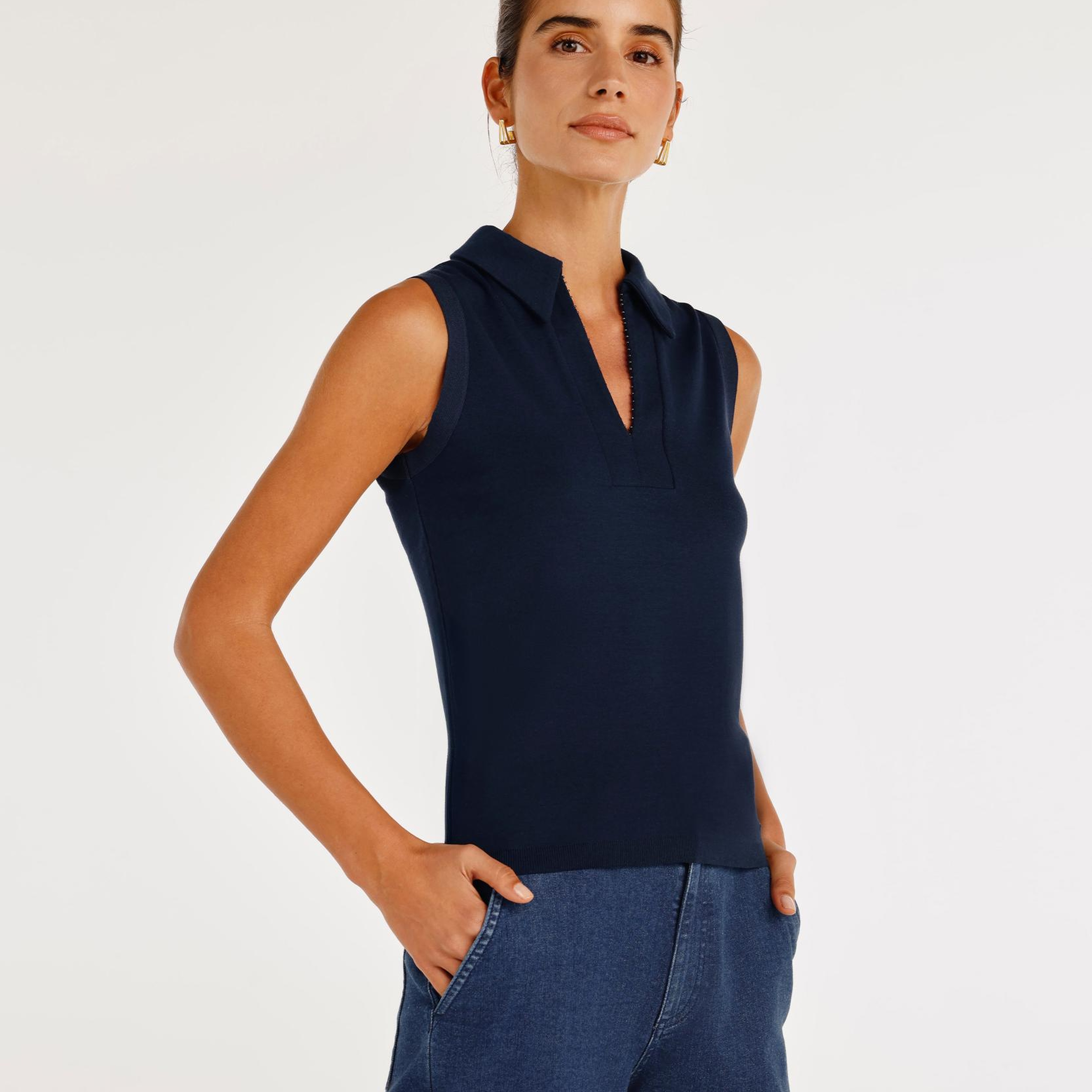 YARGICI Polo Yaka Kolsuz Triko