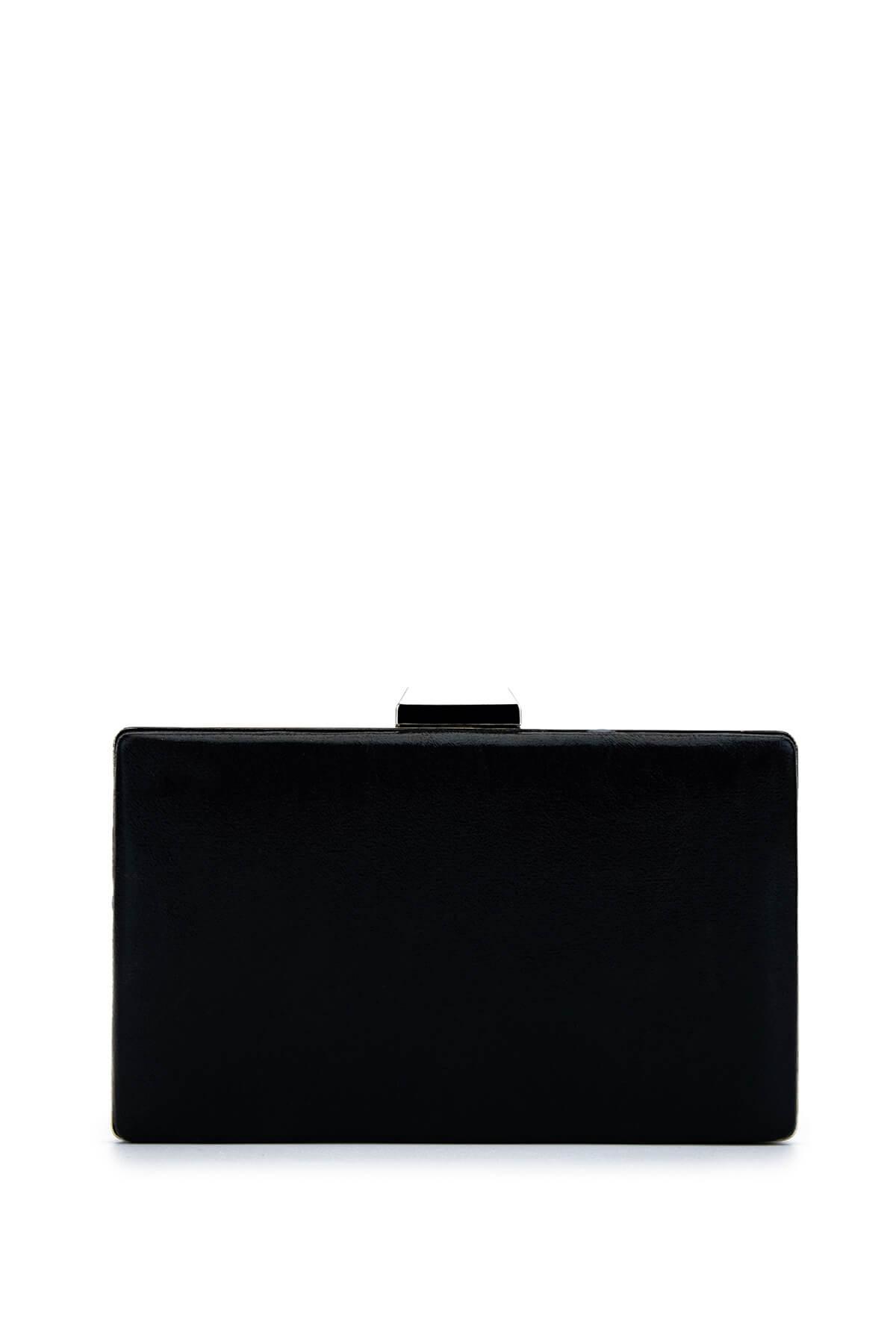 Tamer Tanca Kadın Vegan Siyah Abiye Çanta