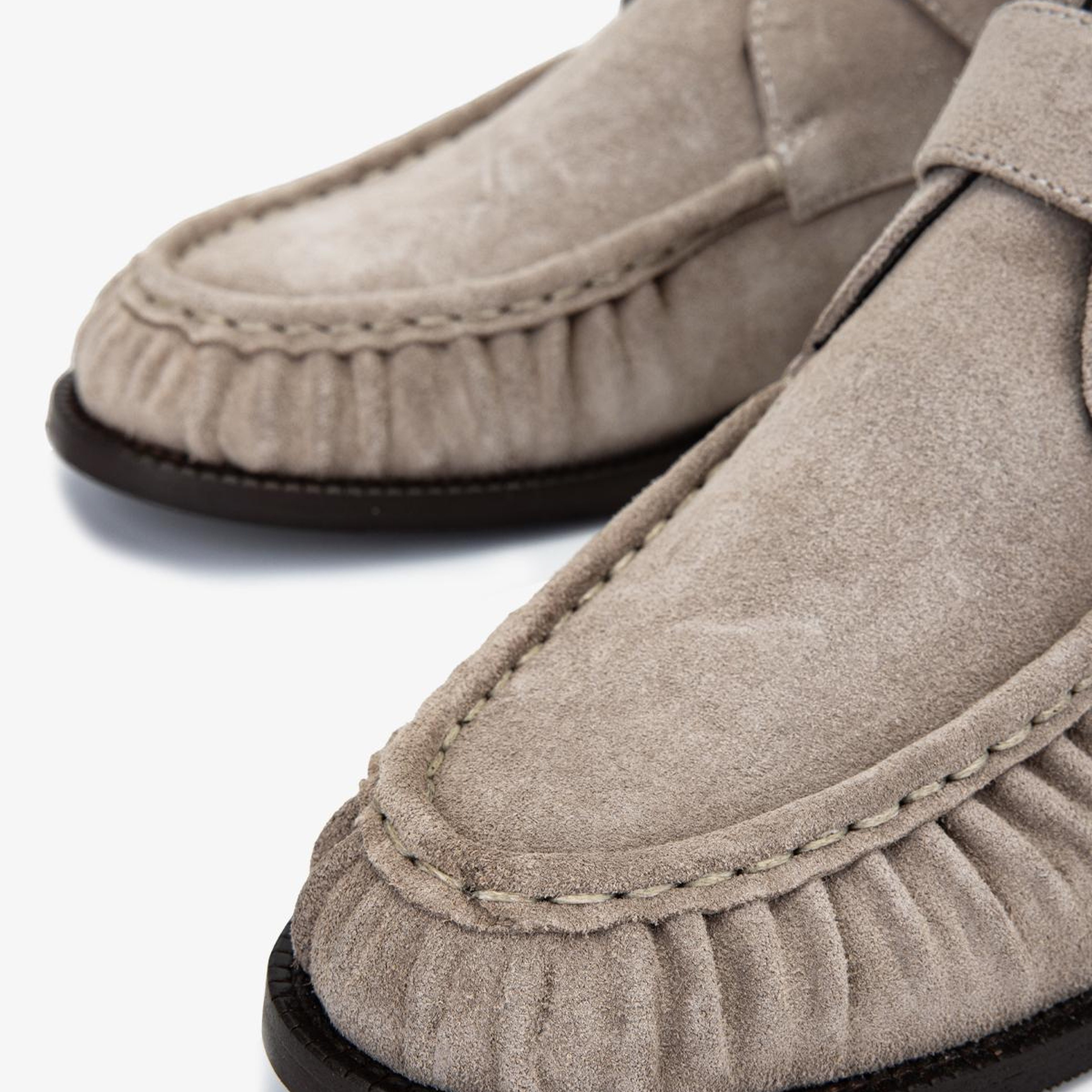 Valmenti Kadın Hakiki Deri Bej Süet Düz Bot