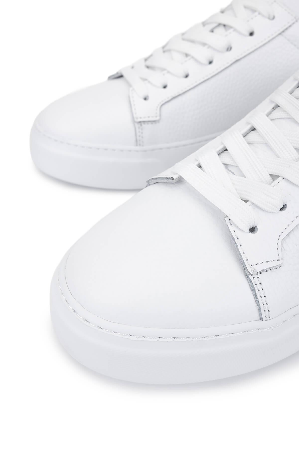 Tamer Tanca Erkek Hakiki Deri Beyaz Sneakers & Spor Ayakkabı