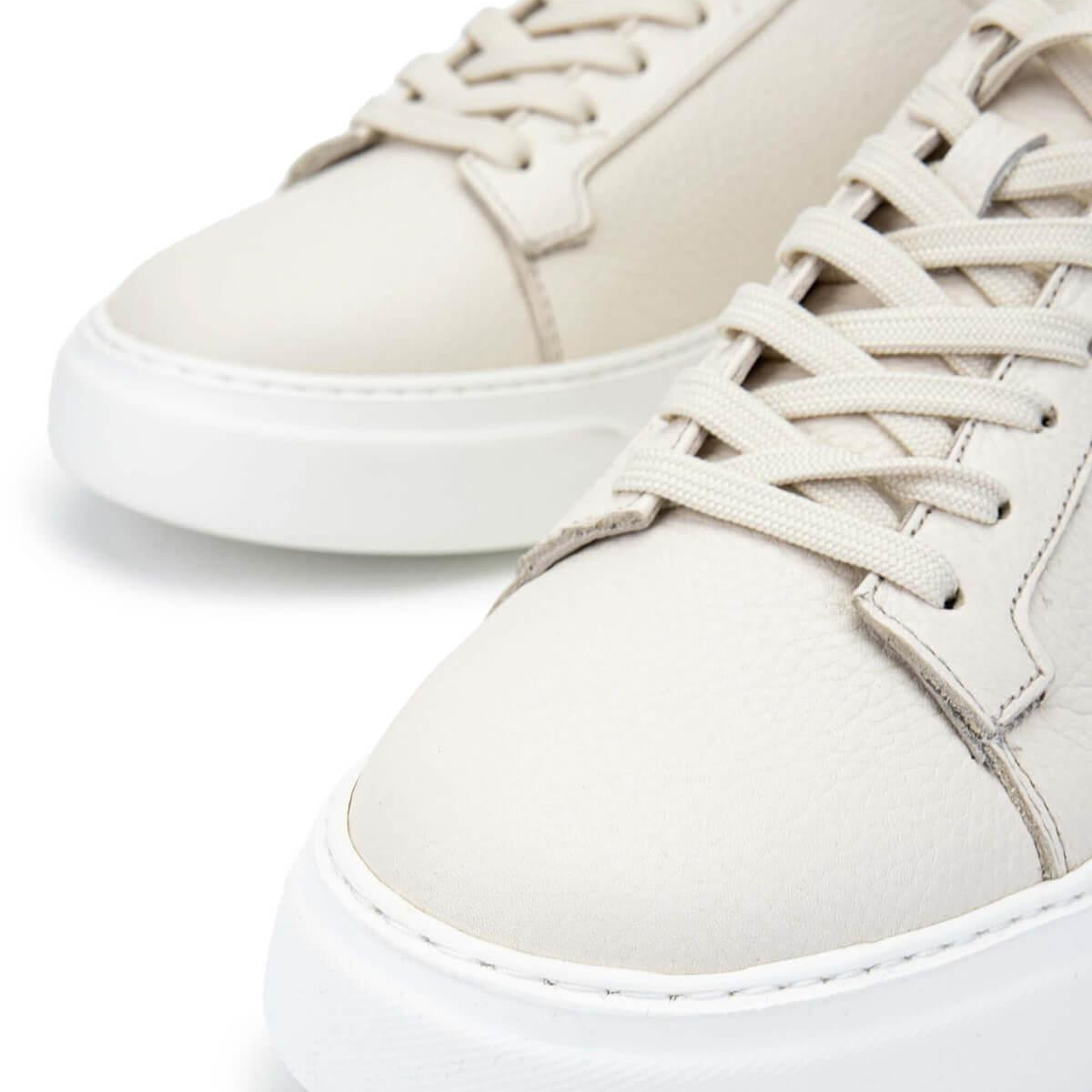 Tamer Tanca Erkek Hakiki Deri Bej Sneakers & Spor Ayakkabı