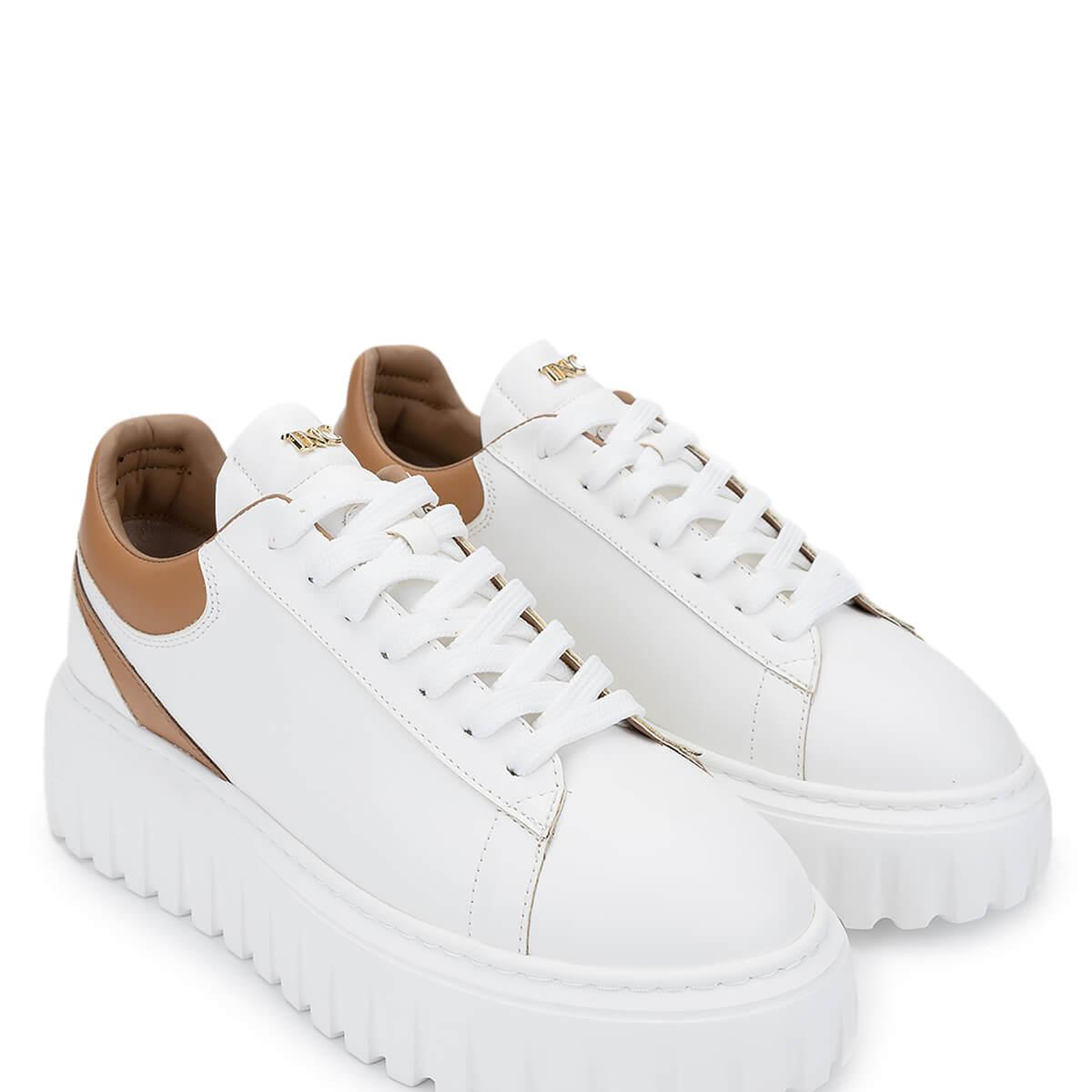 Tamer Tanca Kadın Deri/Suni Beyaz Sneakers & Spor Ayakkabı