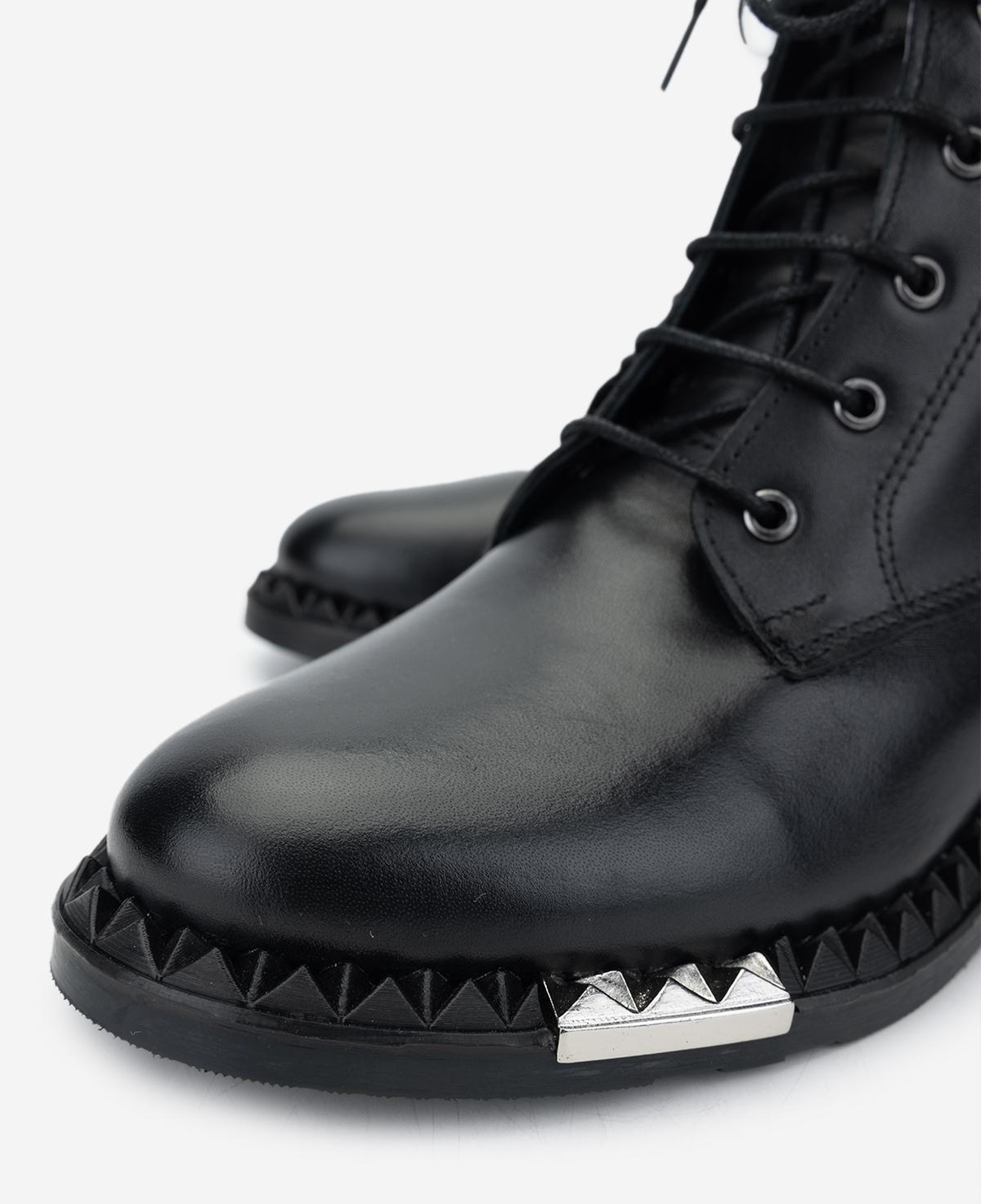 Valmenti Kadın Hakiki Deri Siyah Düz Bot