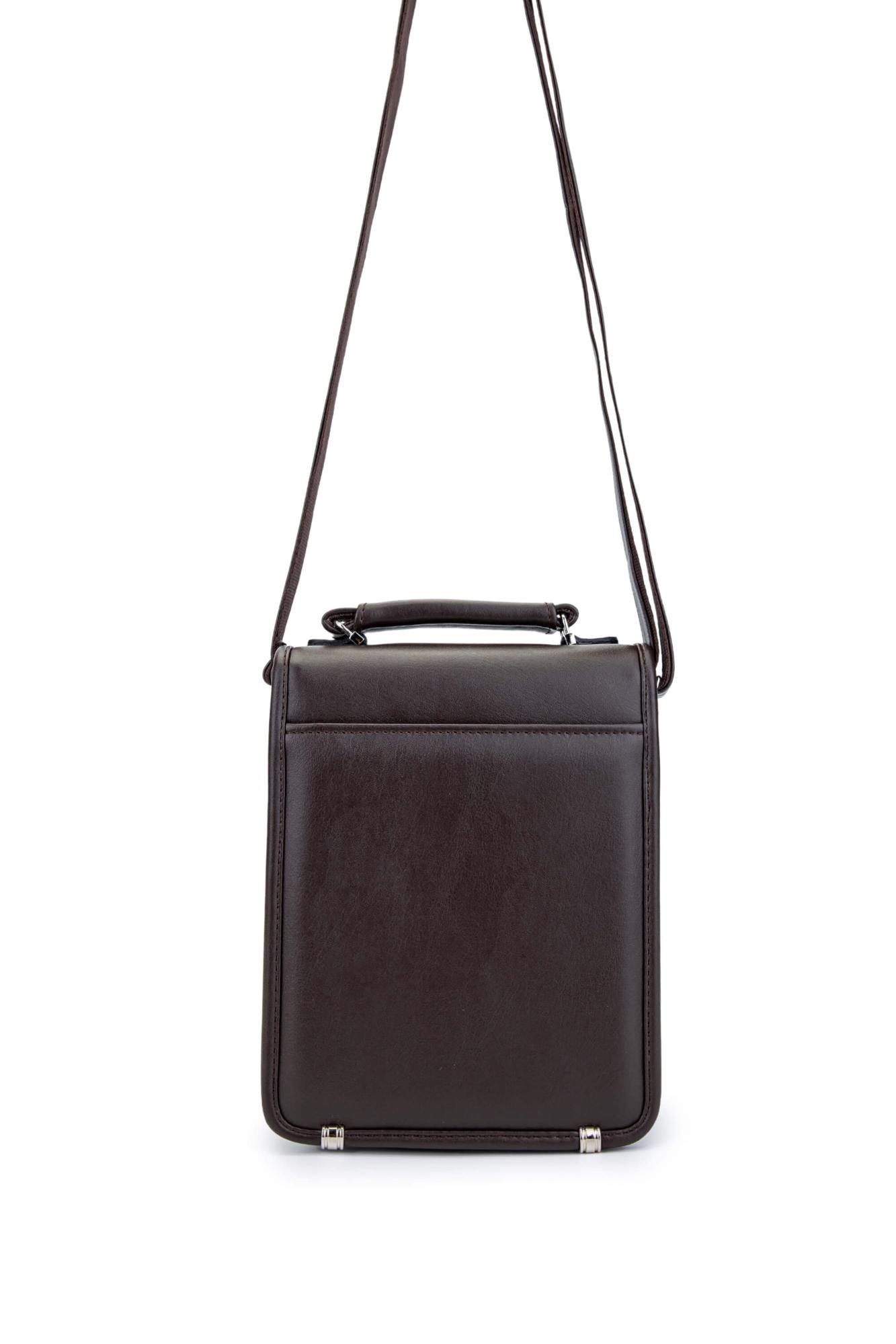 Tamer Tanca Erkek Vegan Kahverengi Postacı Çantası