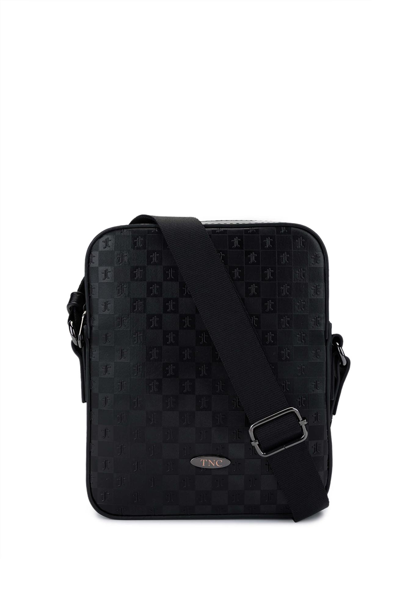 Tamer Tanca Erkek Vegan Siyah Postacı Çanta