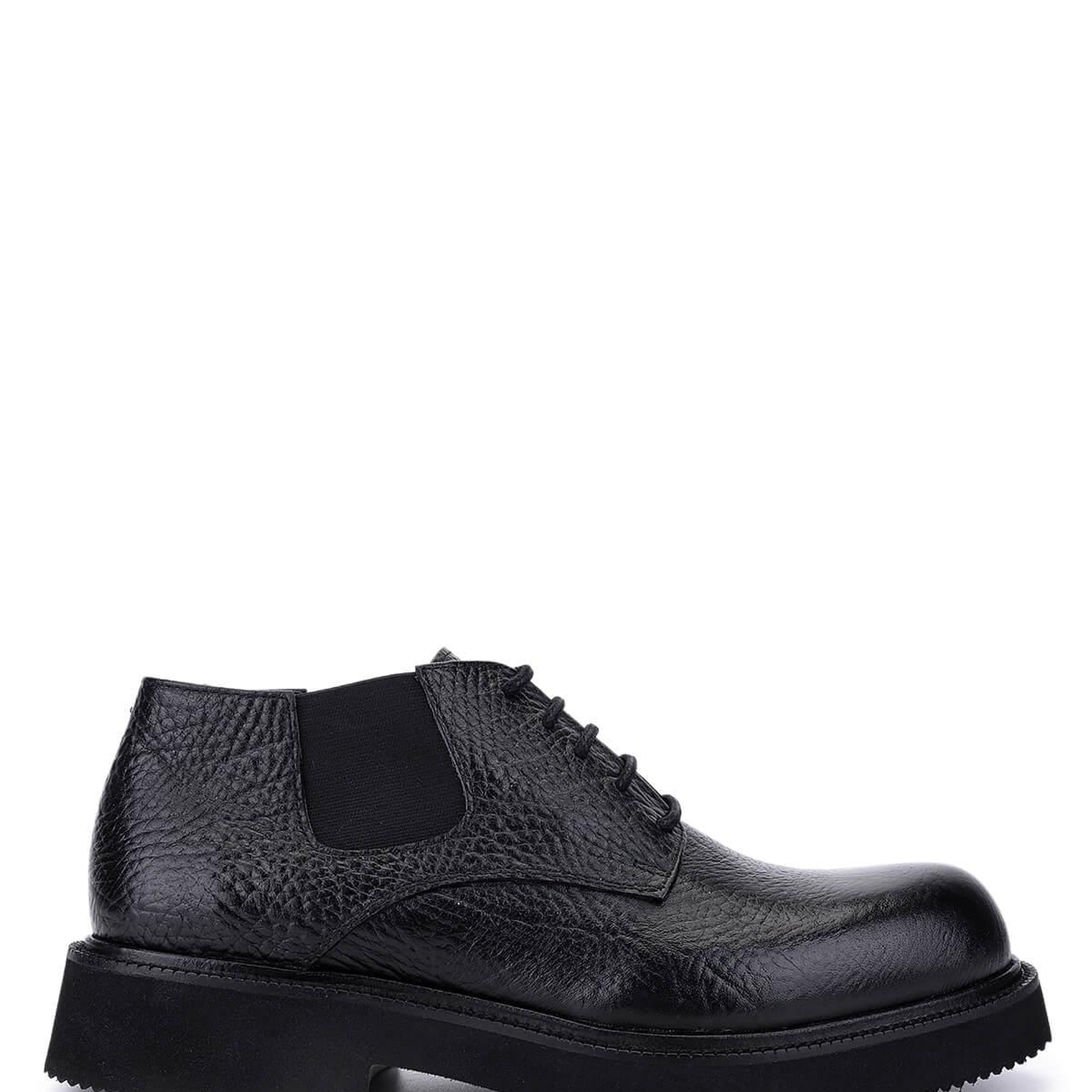 Tamer Tanca Erkek Hakiki Deri Siyah Klasik Bot