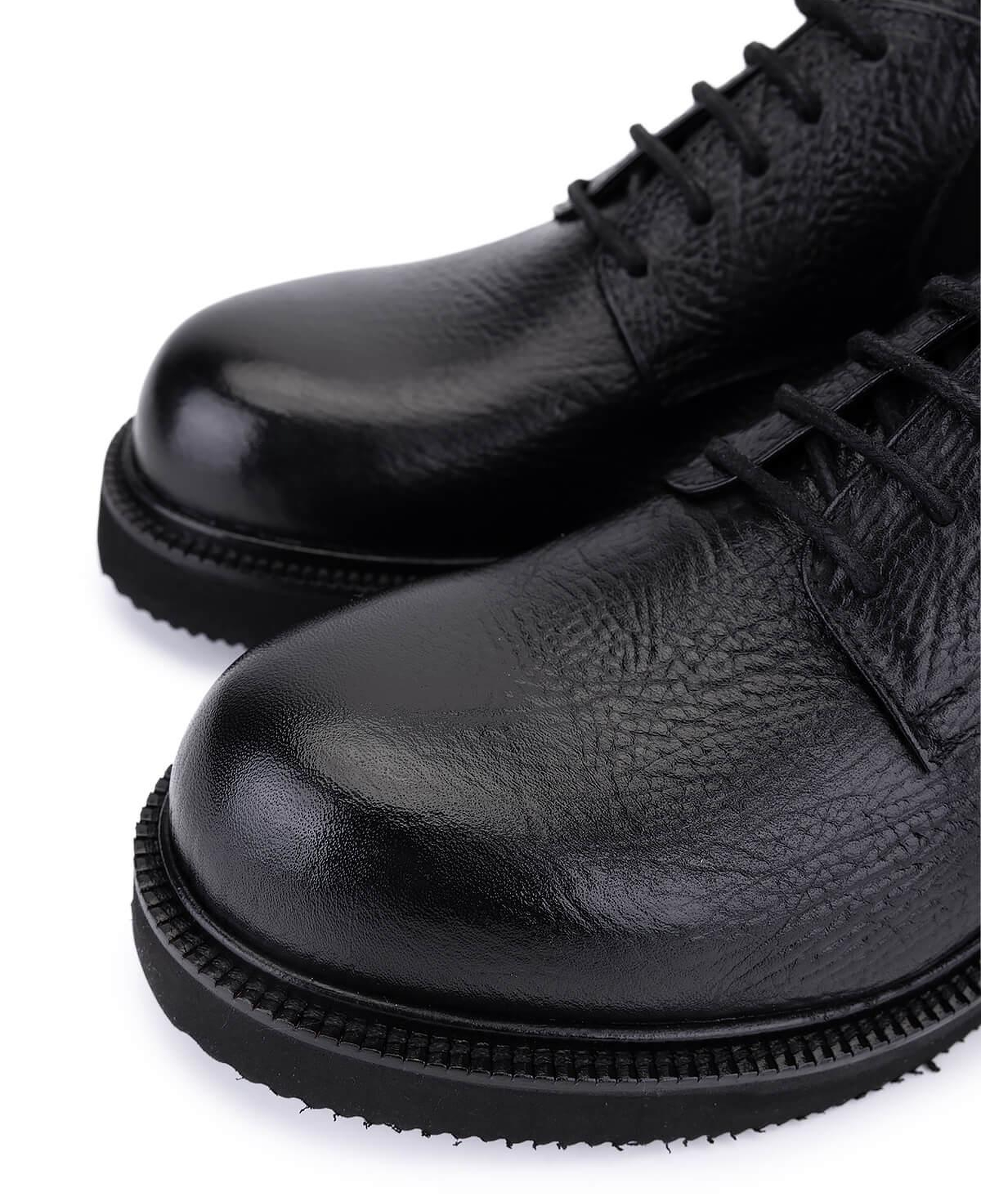 Tamer Tanca Erkek Hakiki Deri Siyah Klasik Bot