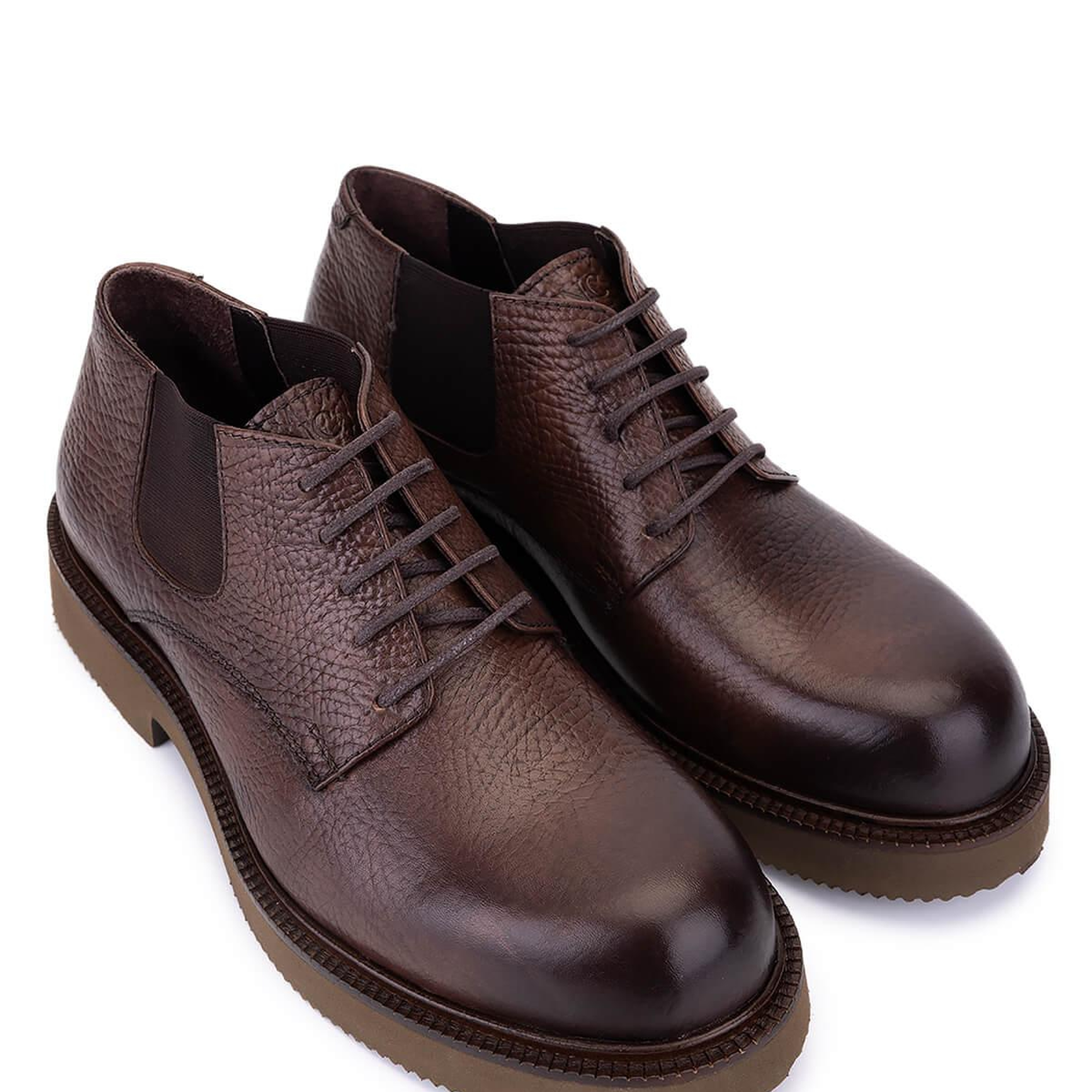 Tamer Tanca Erkek Hakiki Deri Kahverengi Klasik Bot