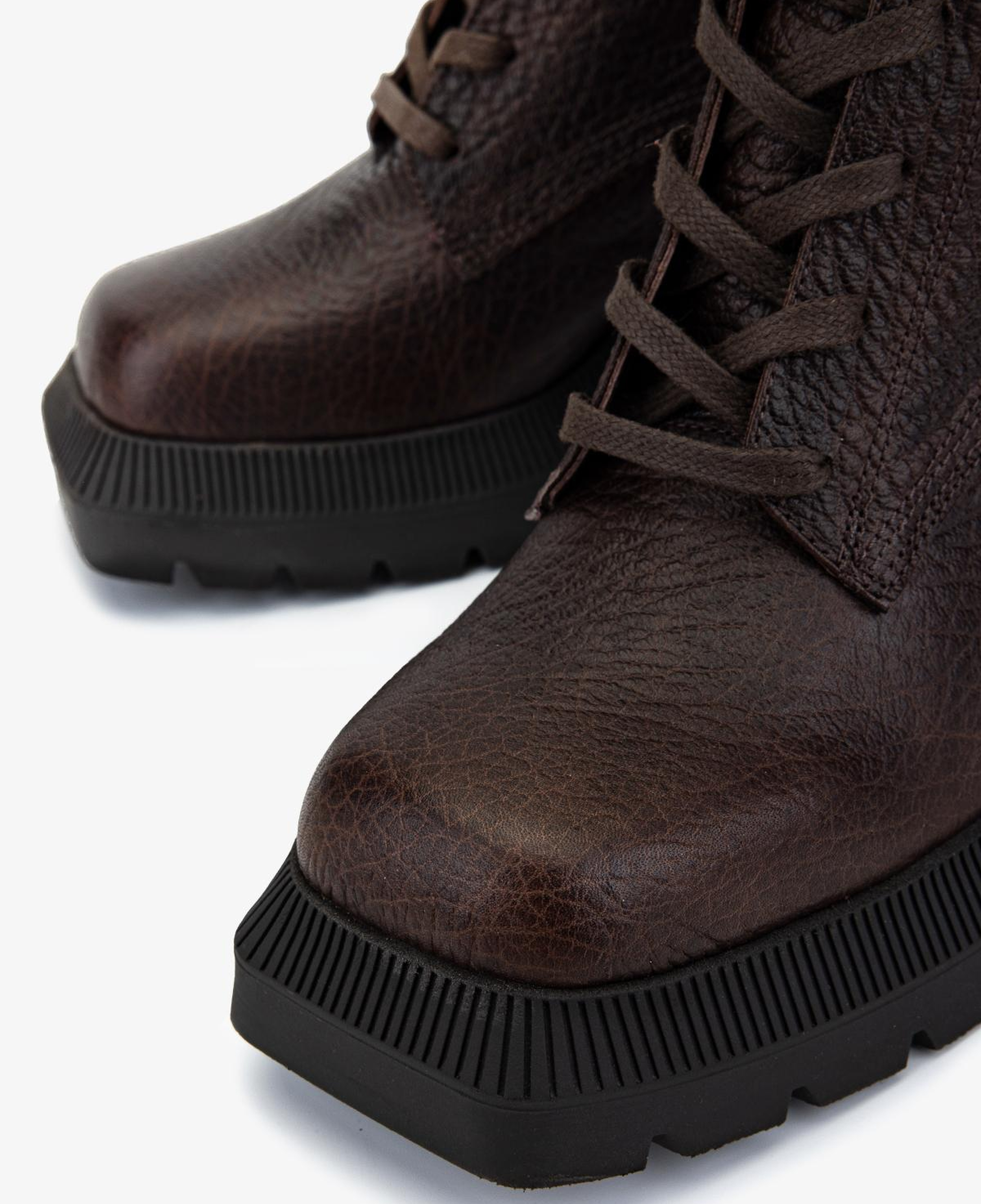 Valmenti Kadın Hakiki Deri Kahverengi Topuklu Bot