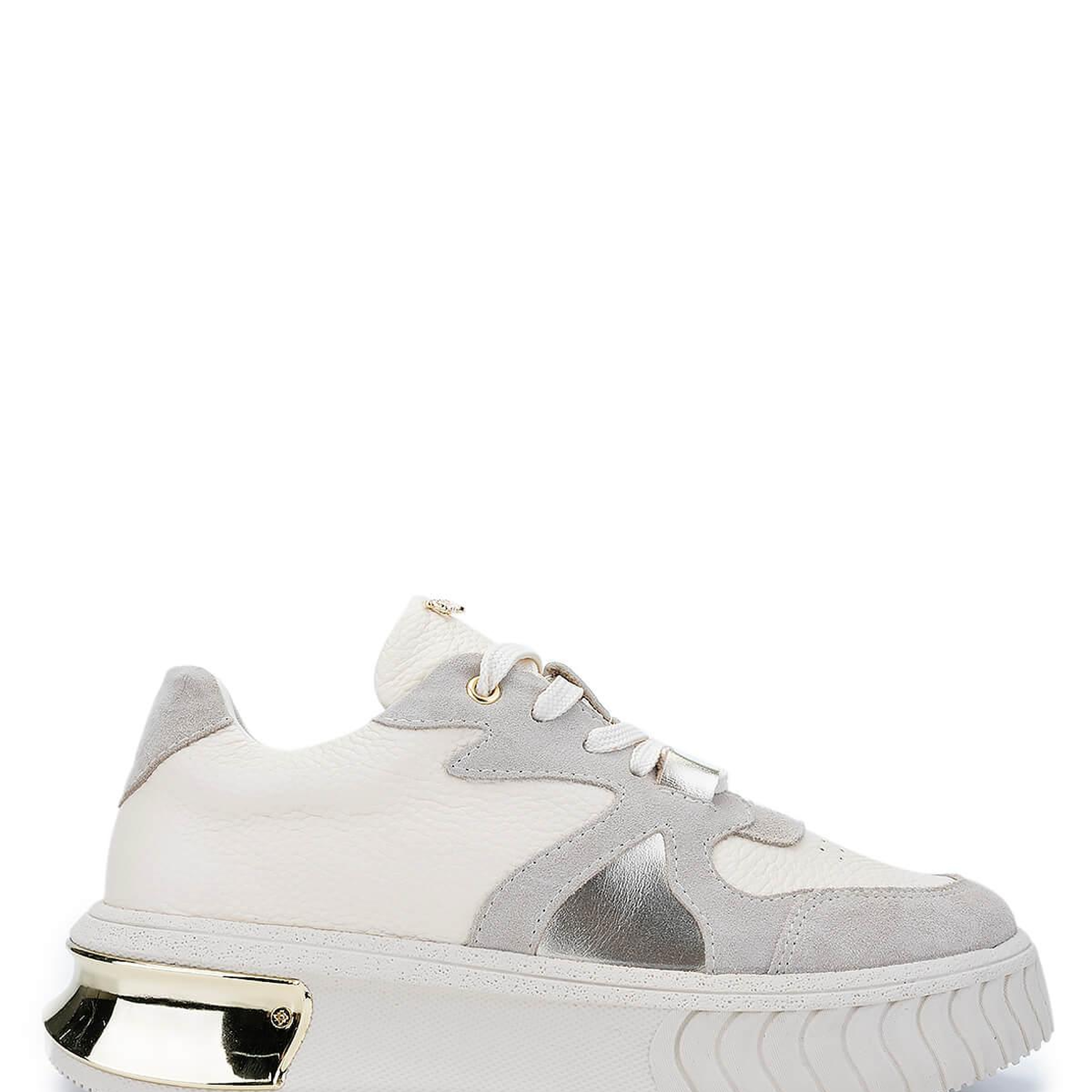 Tamer Tanca Kadın Hakiki Deri Bej Sneakers & Spor Ayakkabı