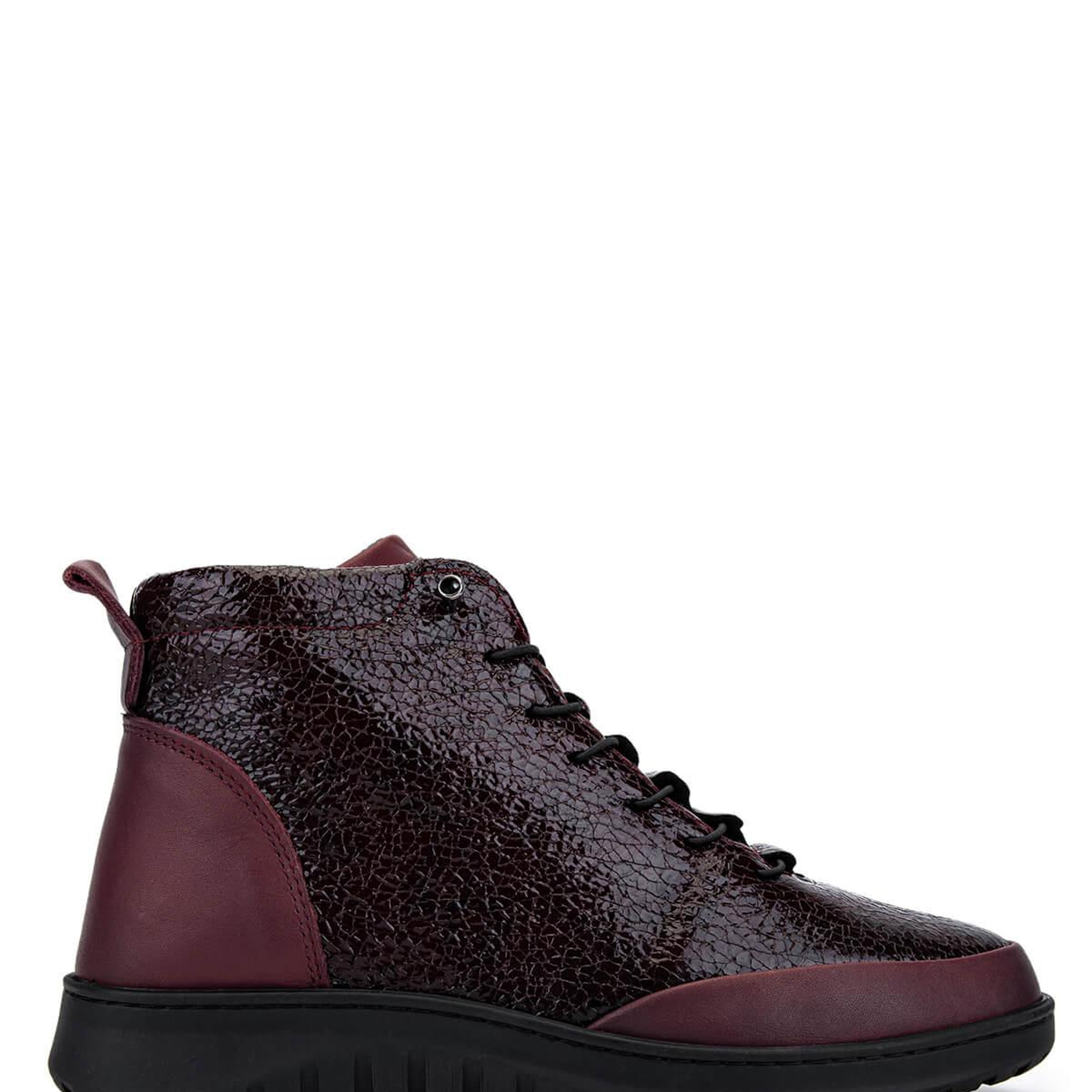 Tamer Tanca Kadın Hakiki Deri Bordo Bot