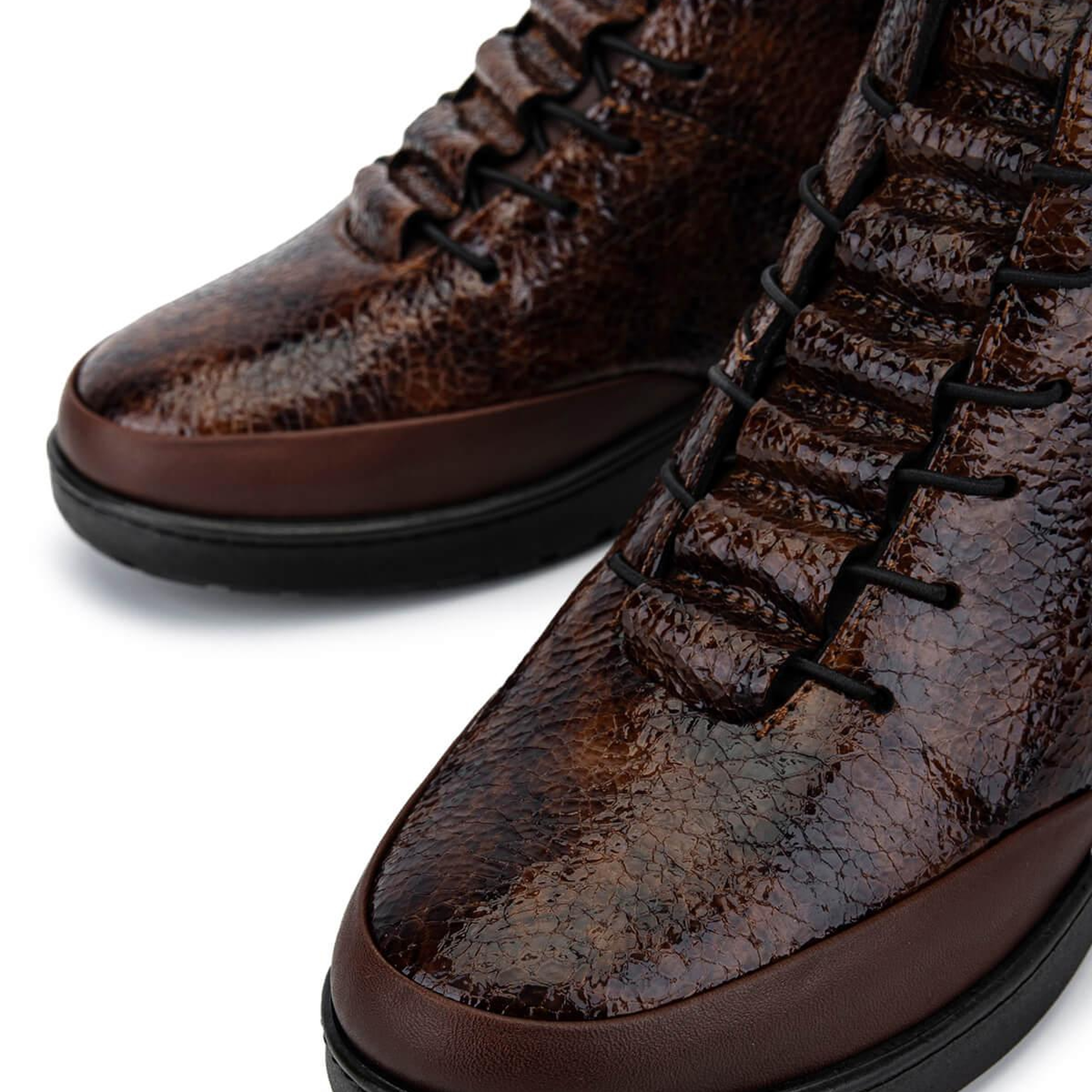 Tamer Tanca Kadın Hakiki Deri Kahverengi Bot