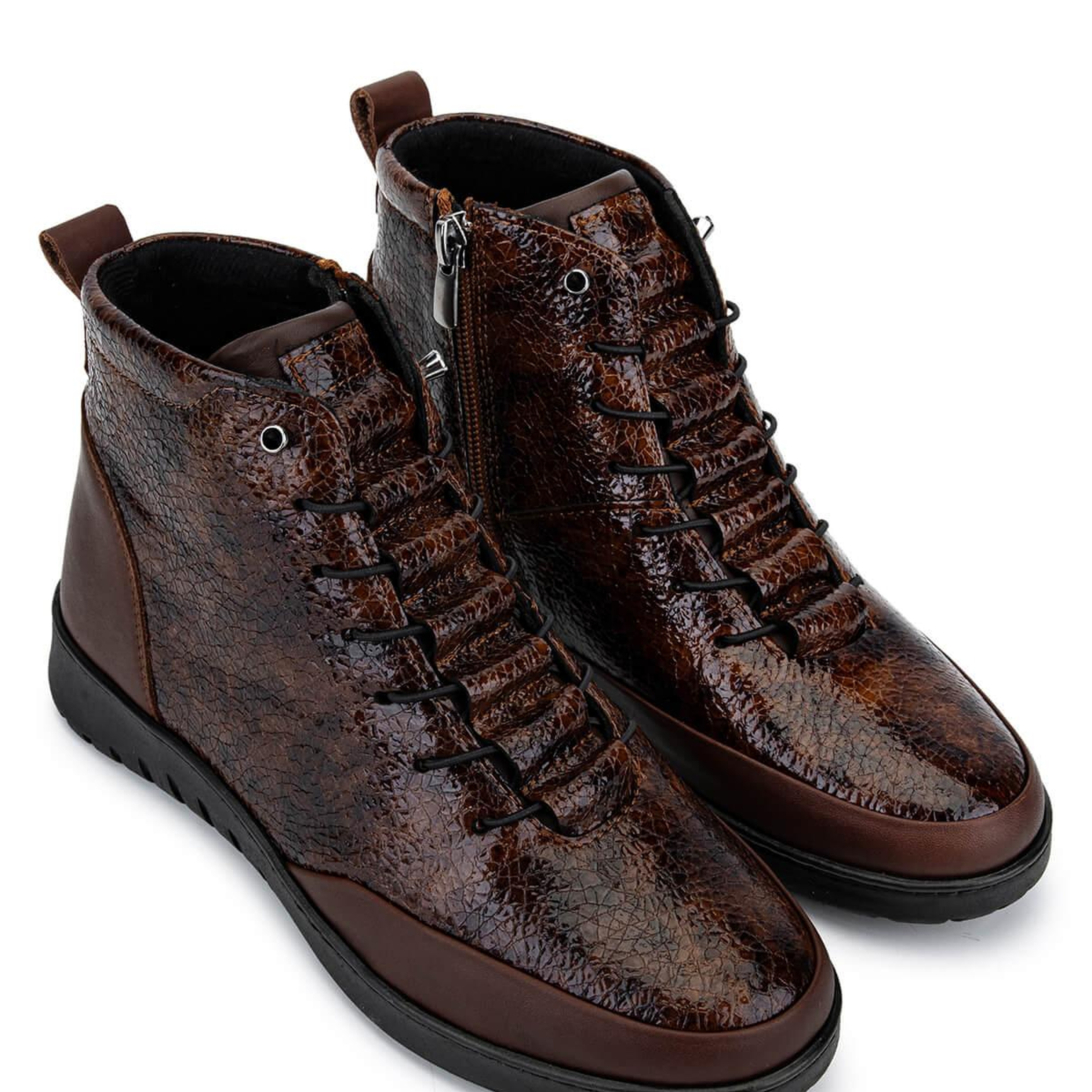 Tamer Tanca Kadın Hakiki Deri Kahverengi Bot