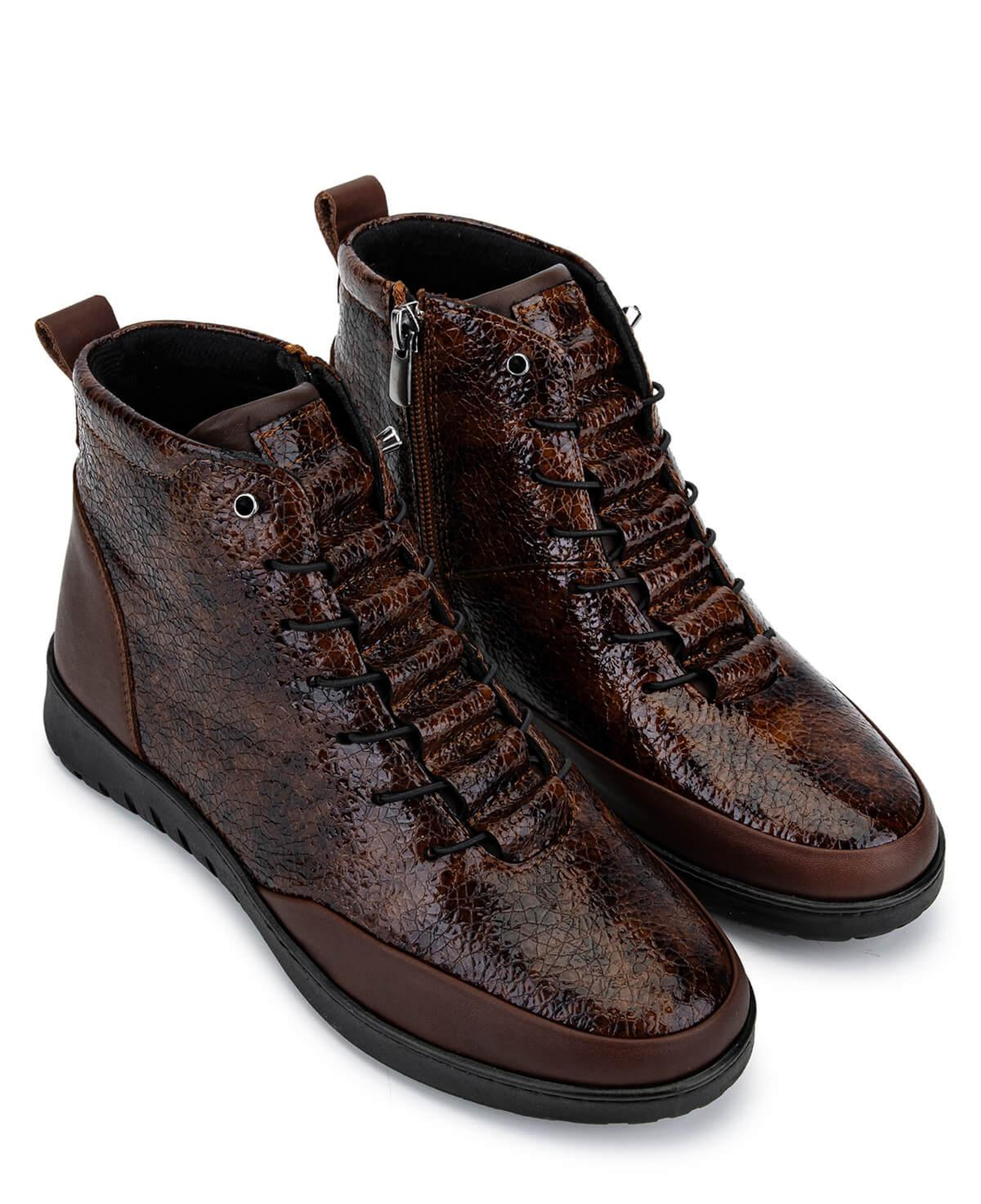 Tamer Tanca Kadın Hakiki Deri Kahverengi Bot