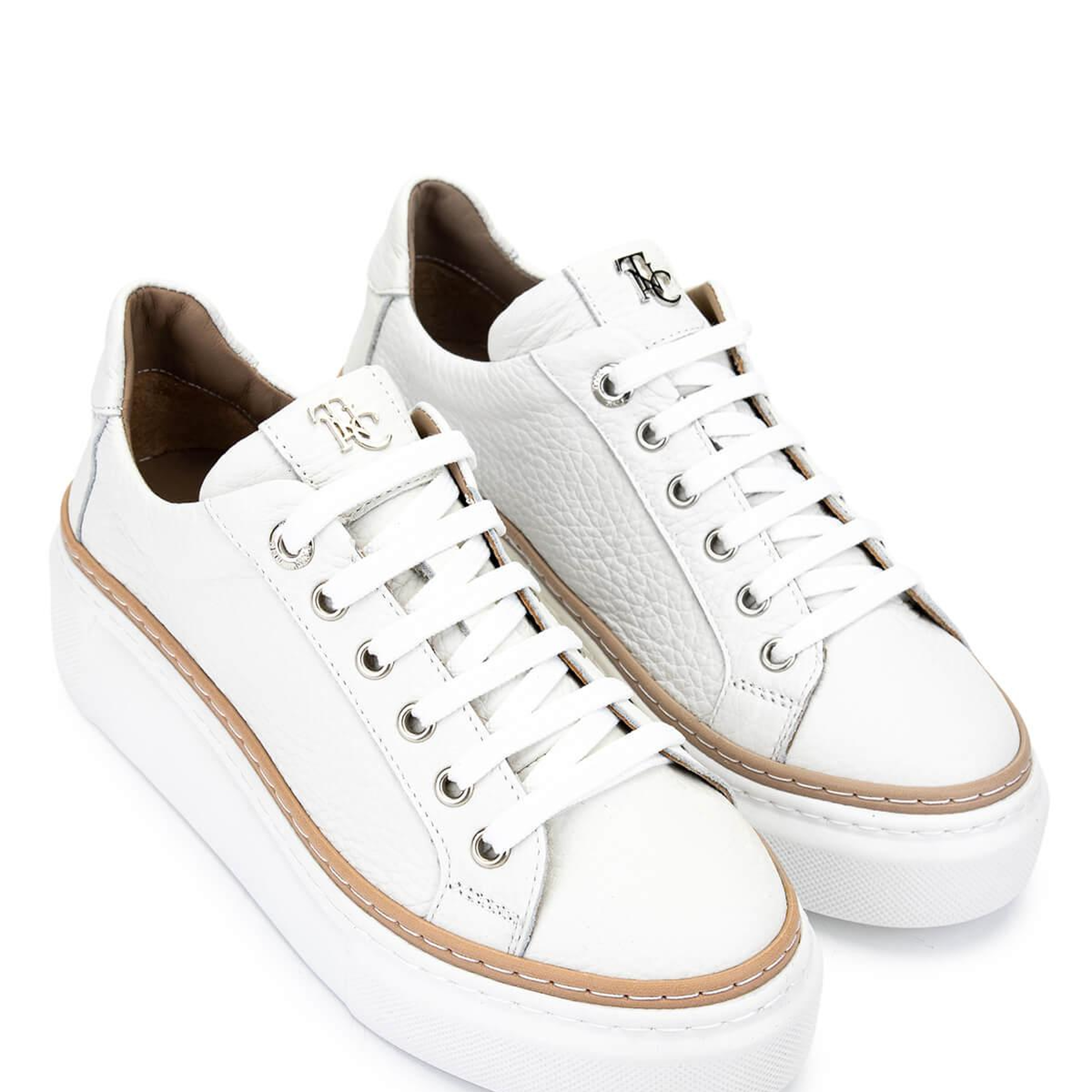 Tamer Tanca Kadın Hakiki Deri Beyaz Sneakers & Spor Ayakkabı