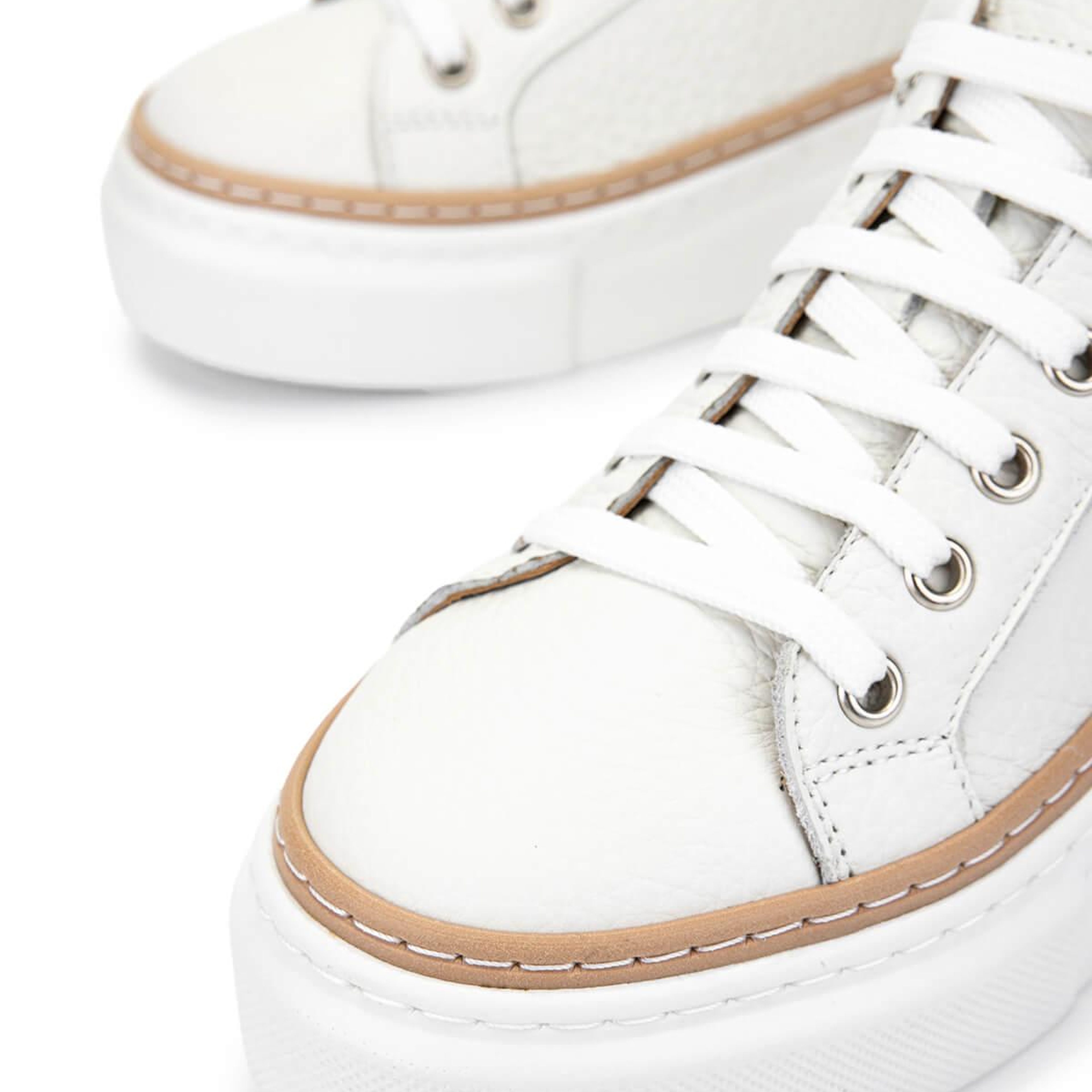 Tamer Tanca Kadın Hakiki Deri Beyaz Sneakers & Spor Ayakkabı