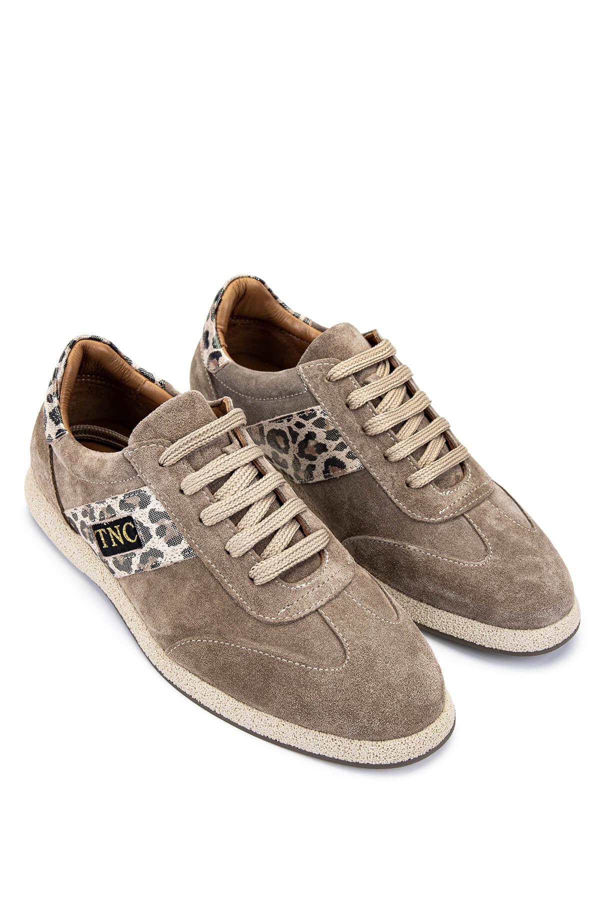 Tamer Tanca Kadın Hakiki Deri Bej Sneakers & Spor Ayakkabı