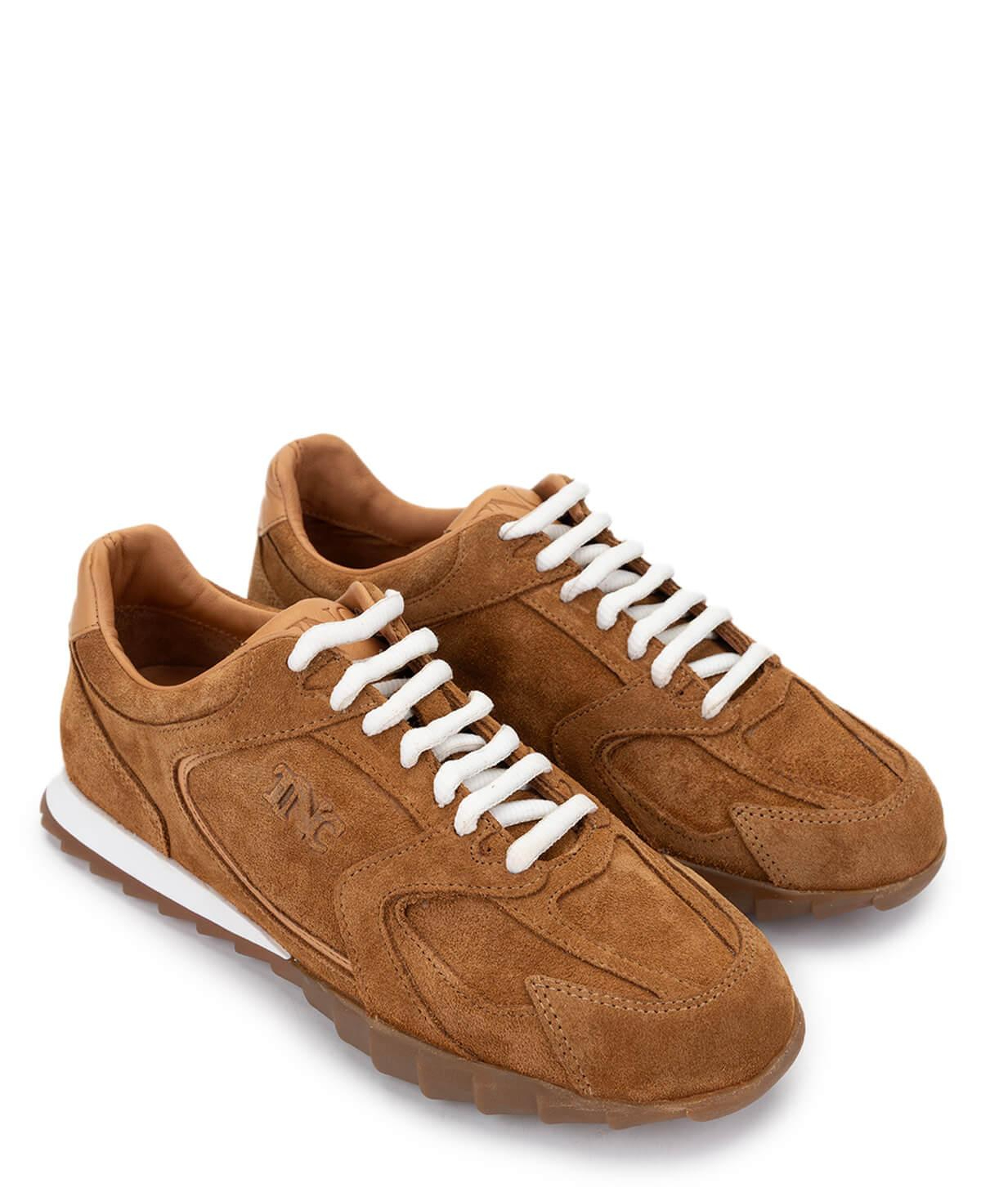 Tamer Tanca Kadın Hakiki Deri Taba Süet Sneakers & Spor Ayakkabı