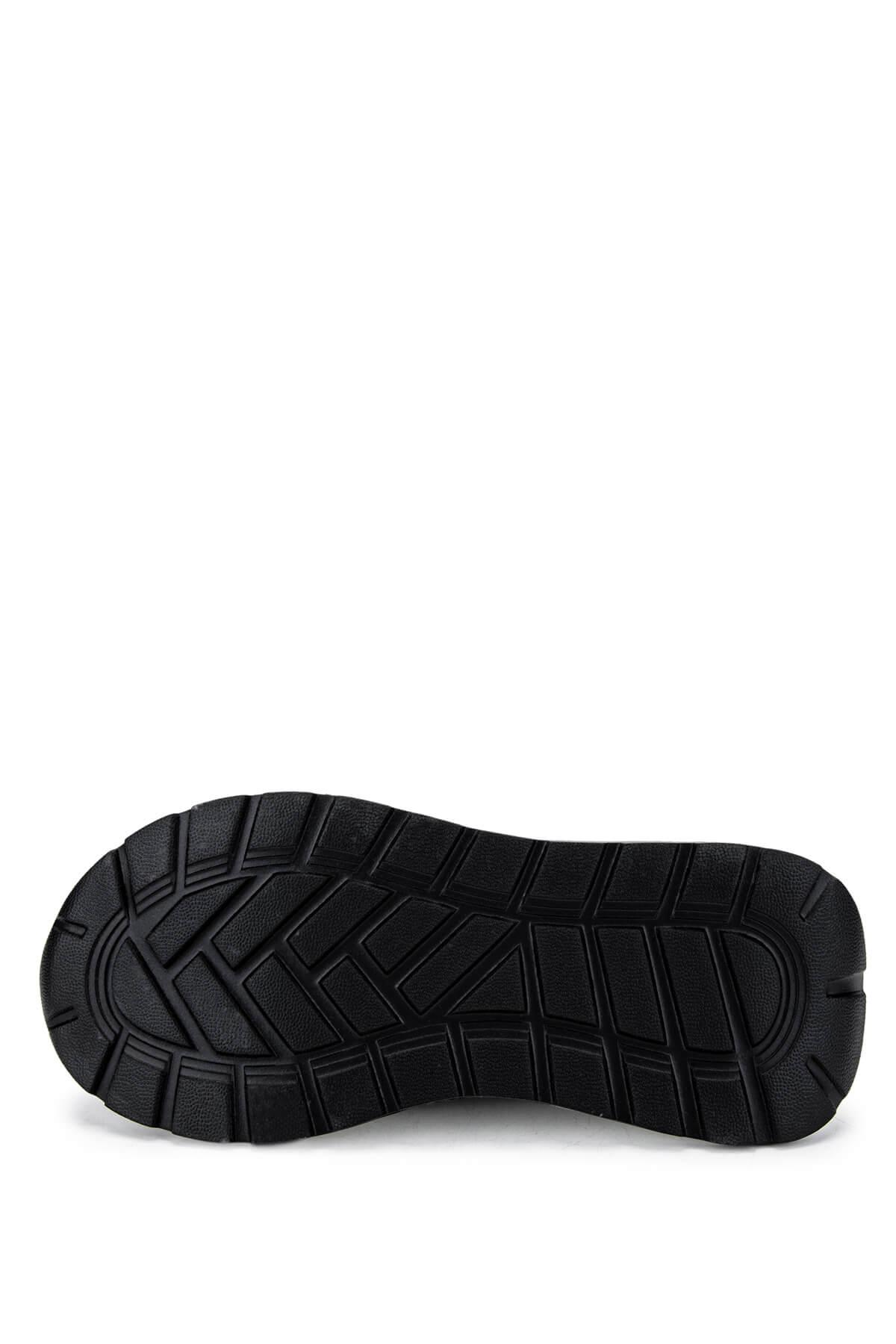 Tamer Tanca Kadın Deri & Tekstil Siyah Sneakers & Spor Ayakkabı