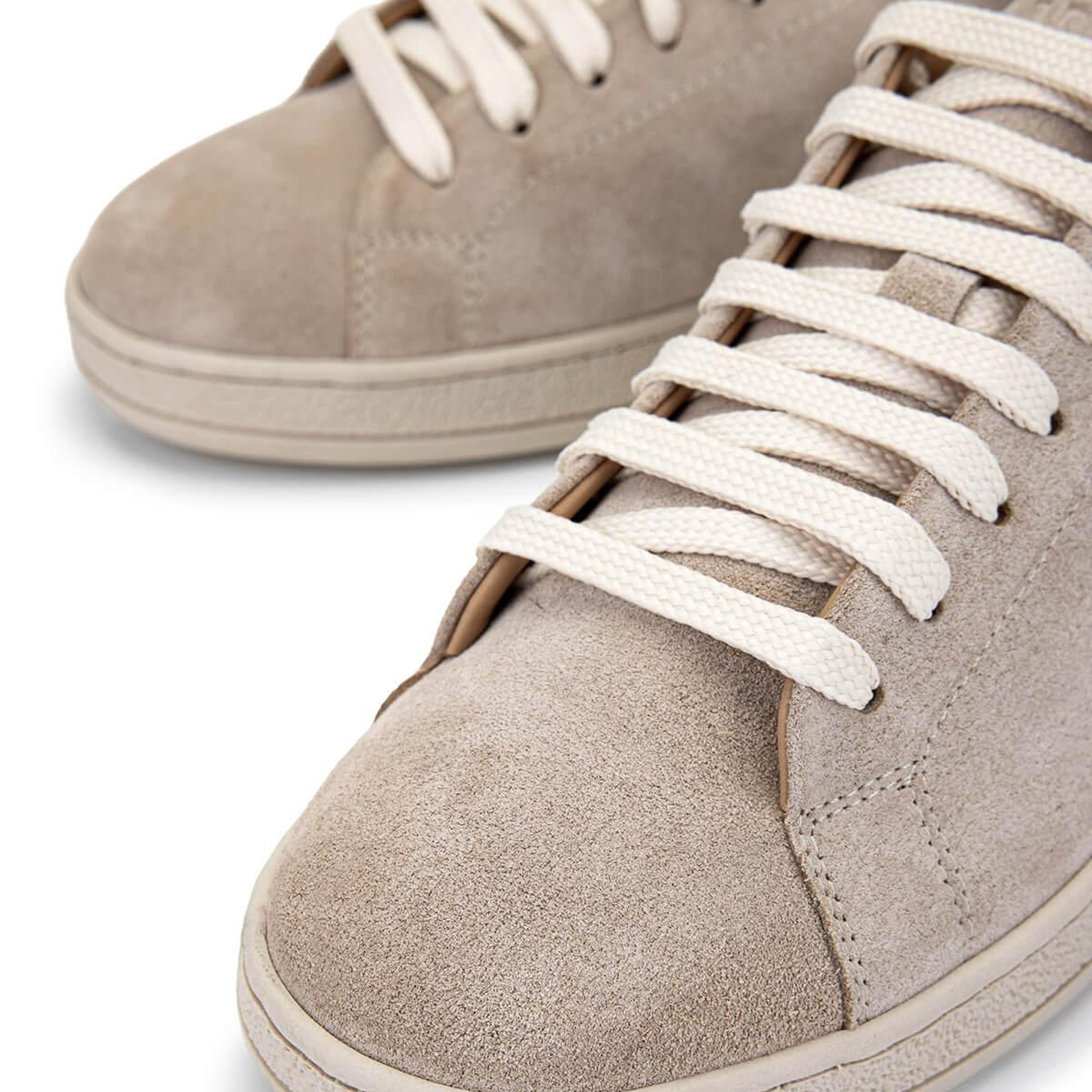 Tamer Tanca Kadın Hakiki Deri Bej Süet/Leopar Sneakers & Spor Ayakkabı