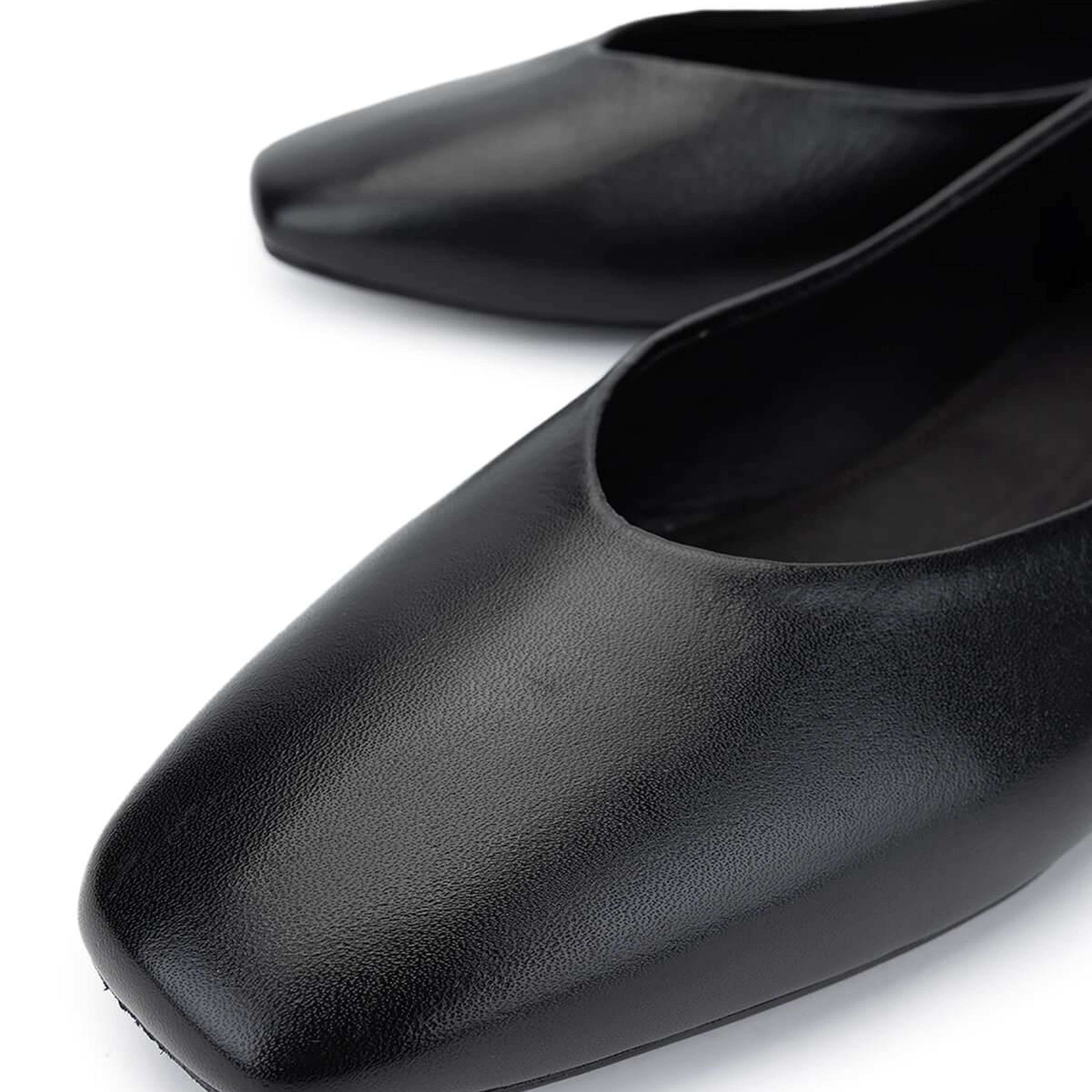 Tamer Tanca Kadın Hakiki Deri Siyah Deri Babet Ayakkabı