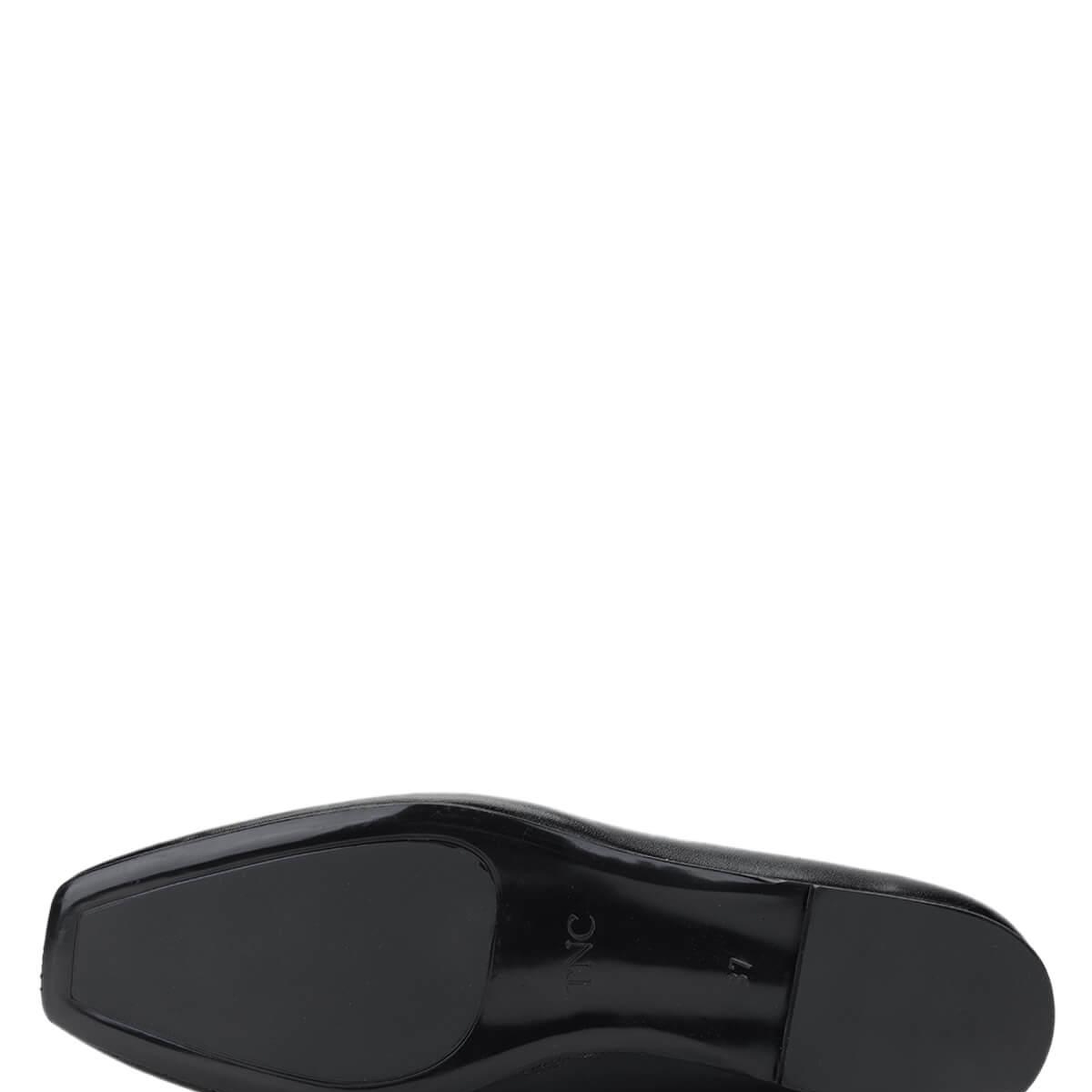 Tamer Tanca Kadın Hakiki Deri Siyah Deri Babet Ayakkabı