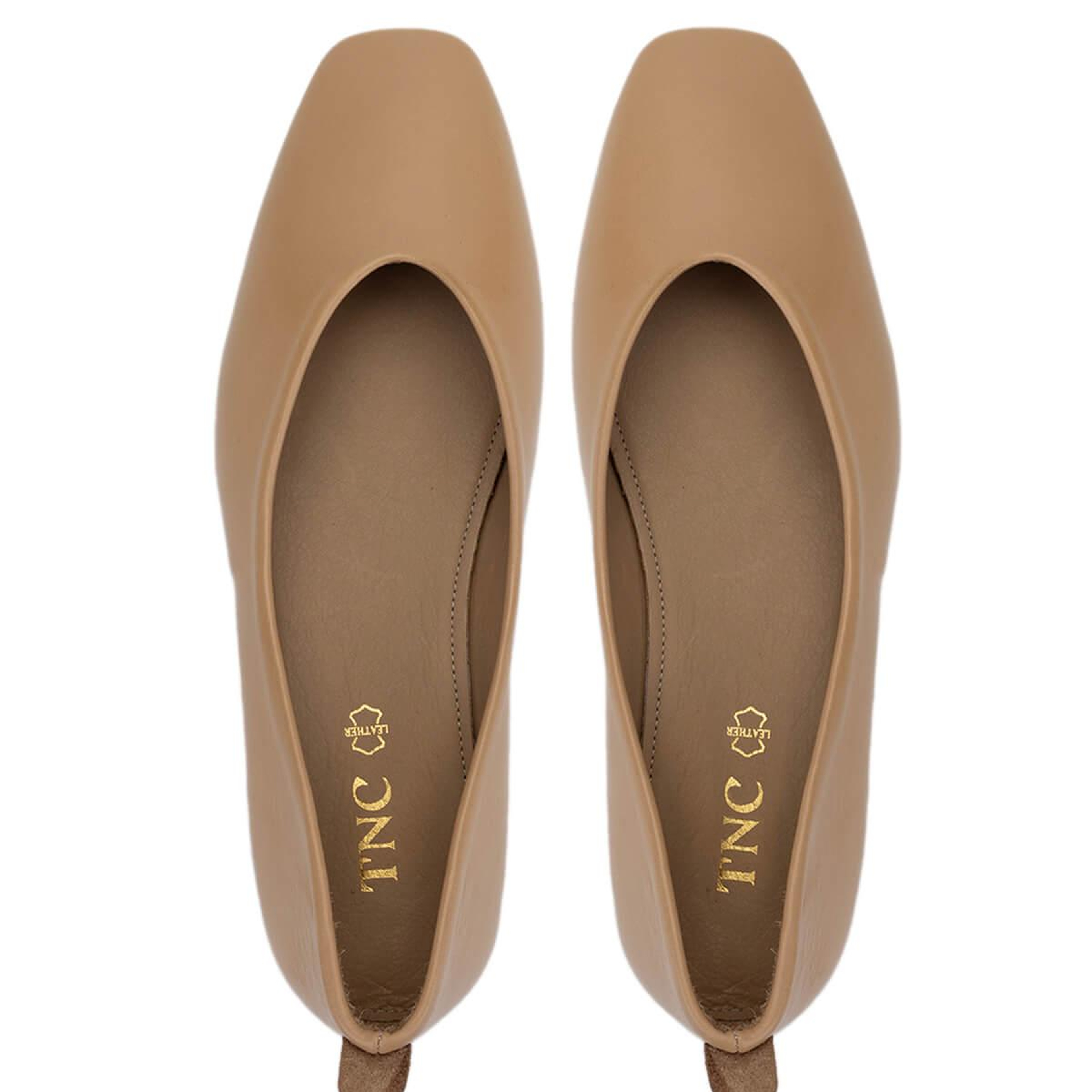 Tamer Tanca Kadın Hakiki Deri Bej Babet Ayakkabı