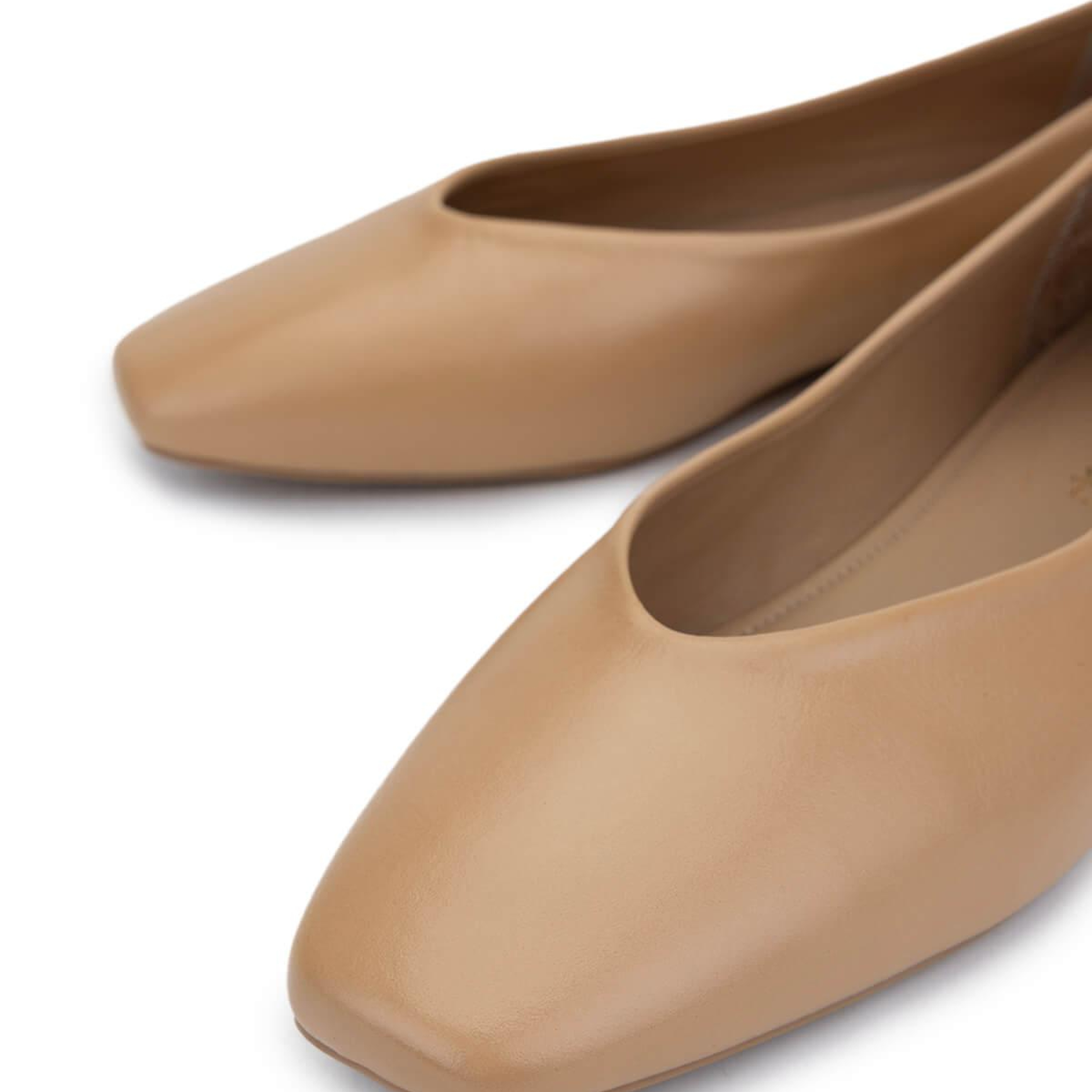 Tamer Tanca Kadın Hakiki Deri Bej Babet Ayakkabı