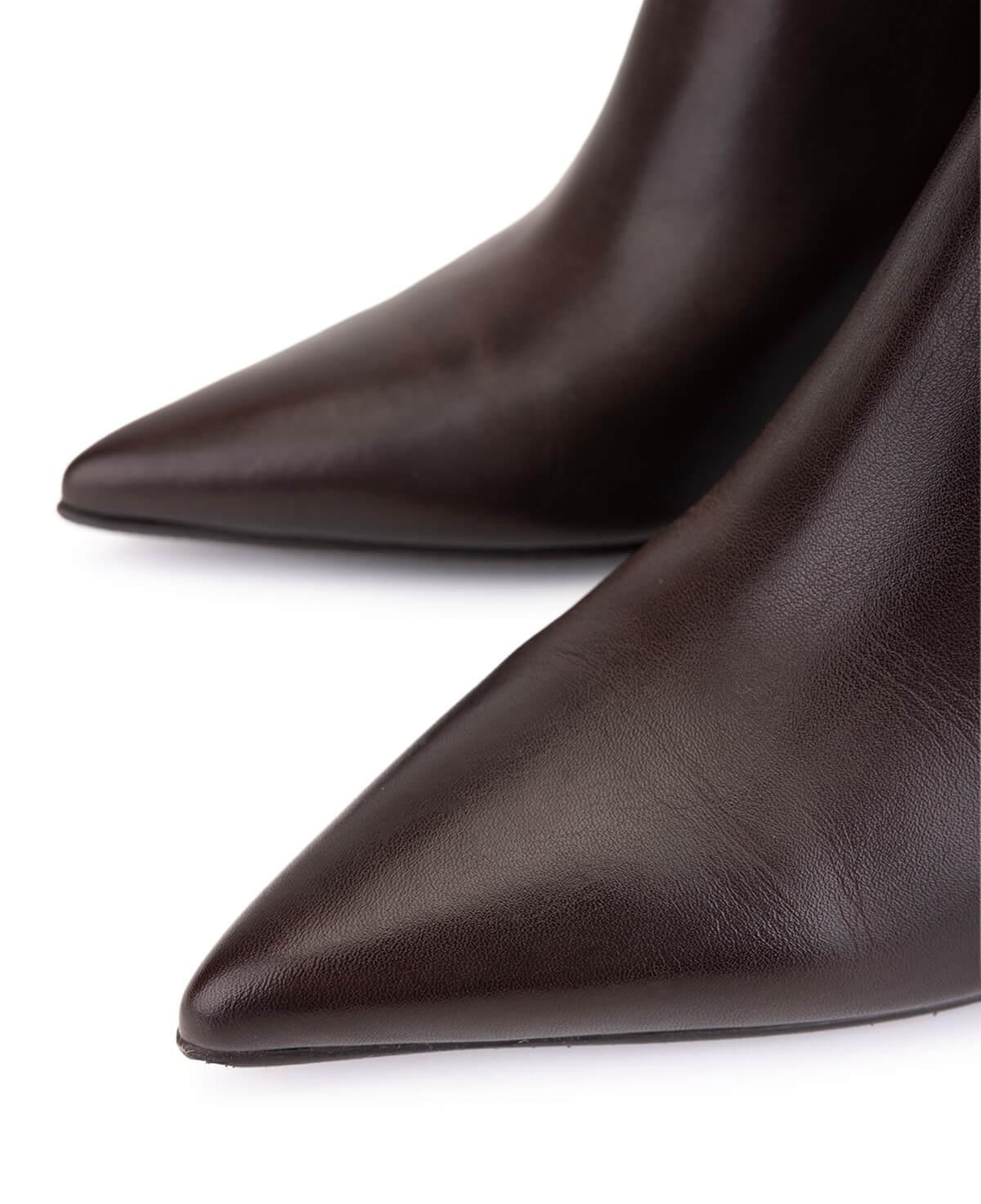 Tamer Tanca Kadın Hakiki Deri Kahverengi Topuklu Bot