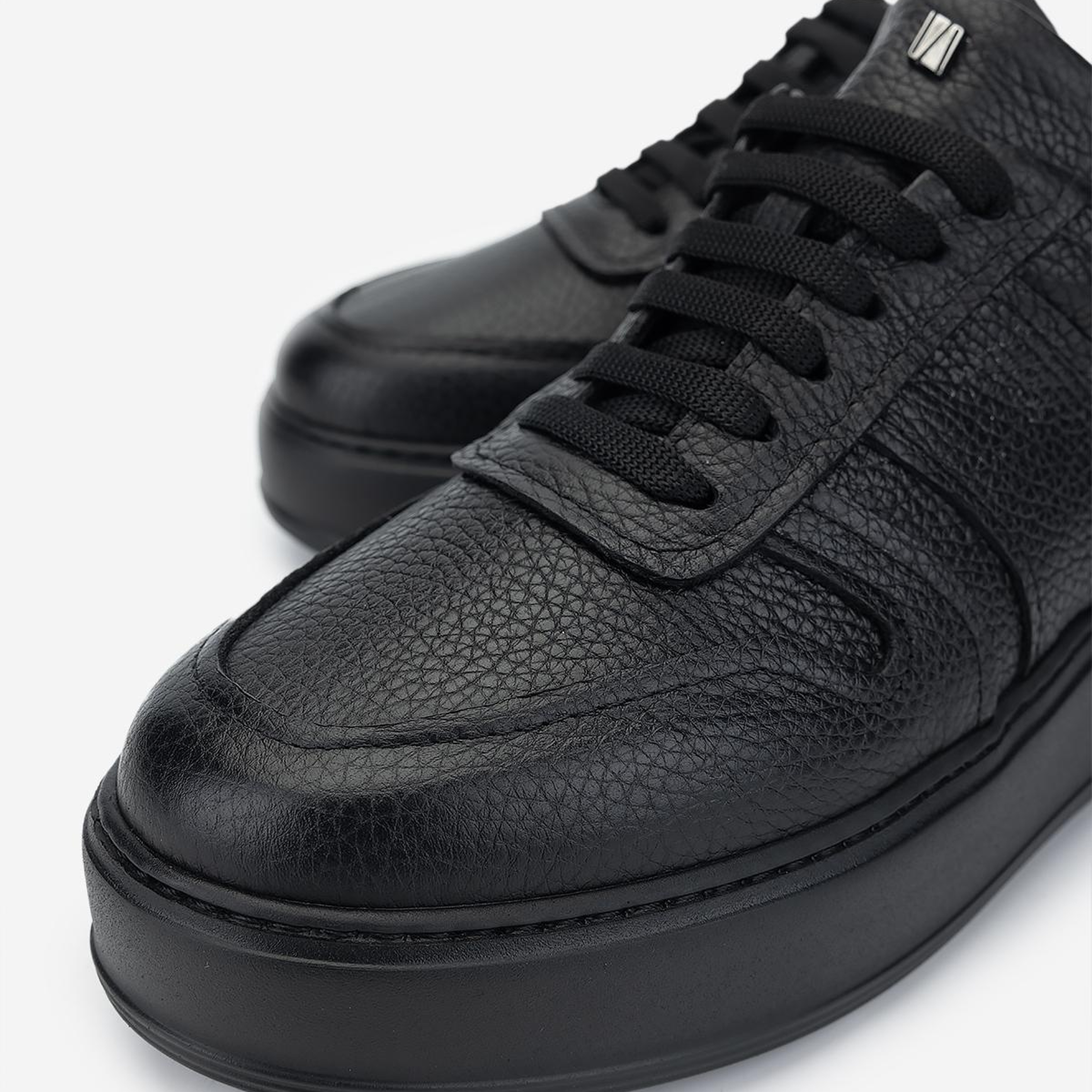 Valmenti Kadın Hakiki Deri Siyah Floter Sneakers & Spor Ayakkabı