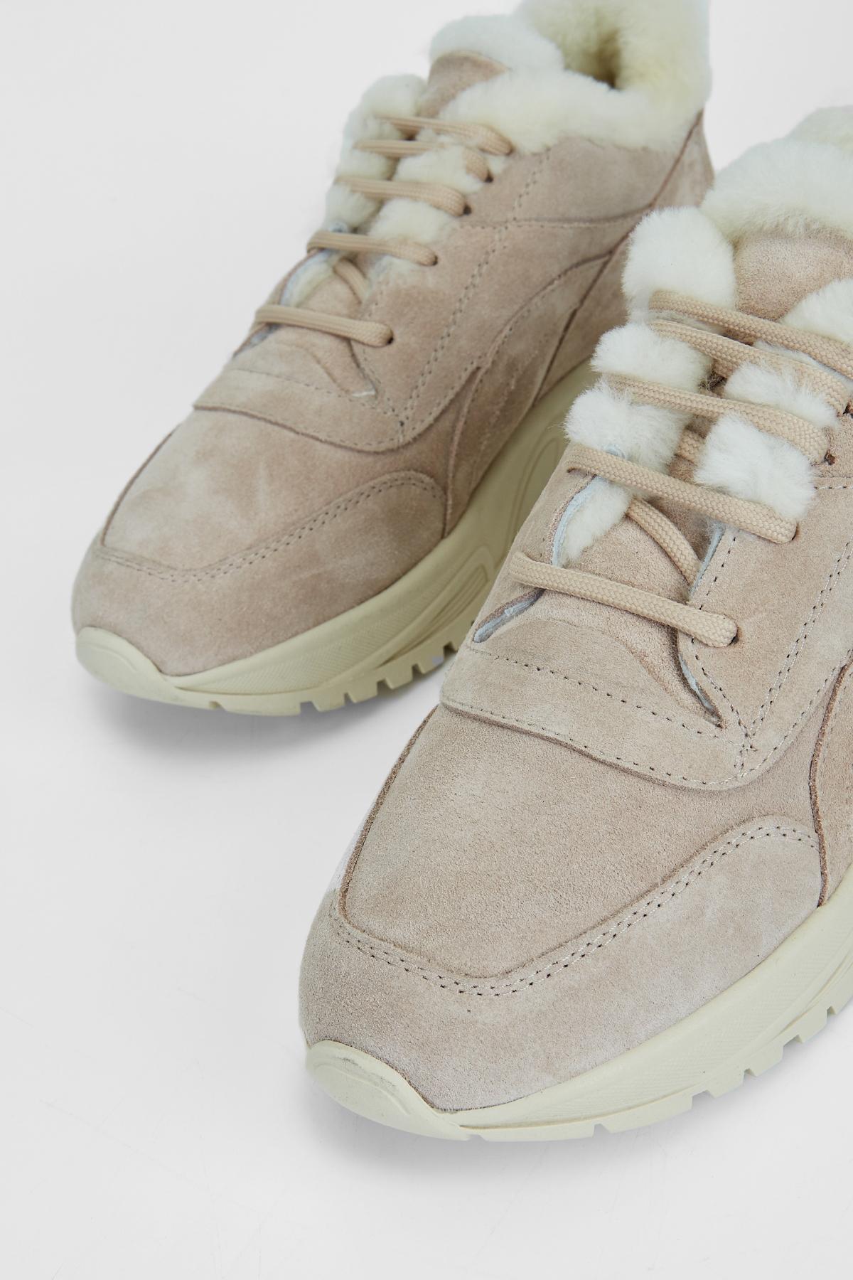 Valmenti Kadın Hakiki Deri Vizon Süet Sneakers & Spor Ayakkabı