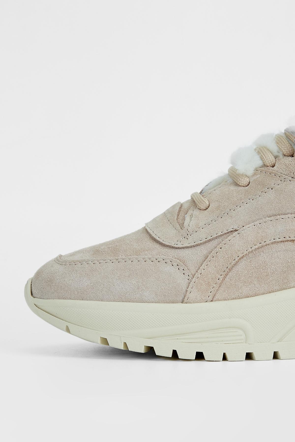 Valmenti Kadın Hakiki Deri Vizon Süet Sneakers & Spor Ayakkabı